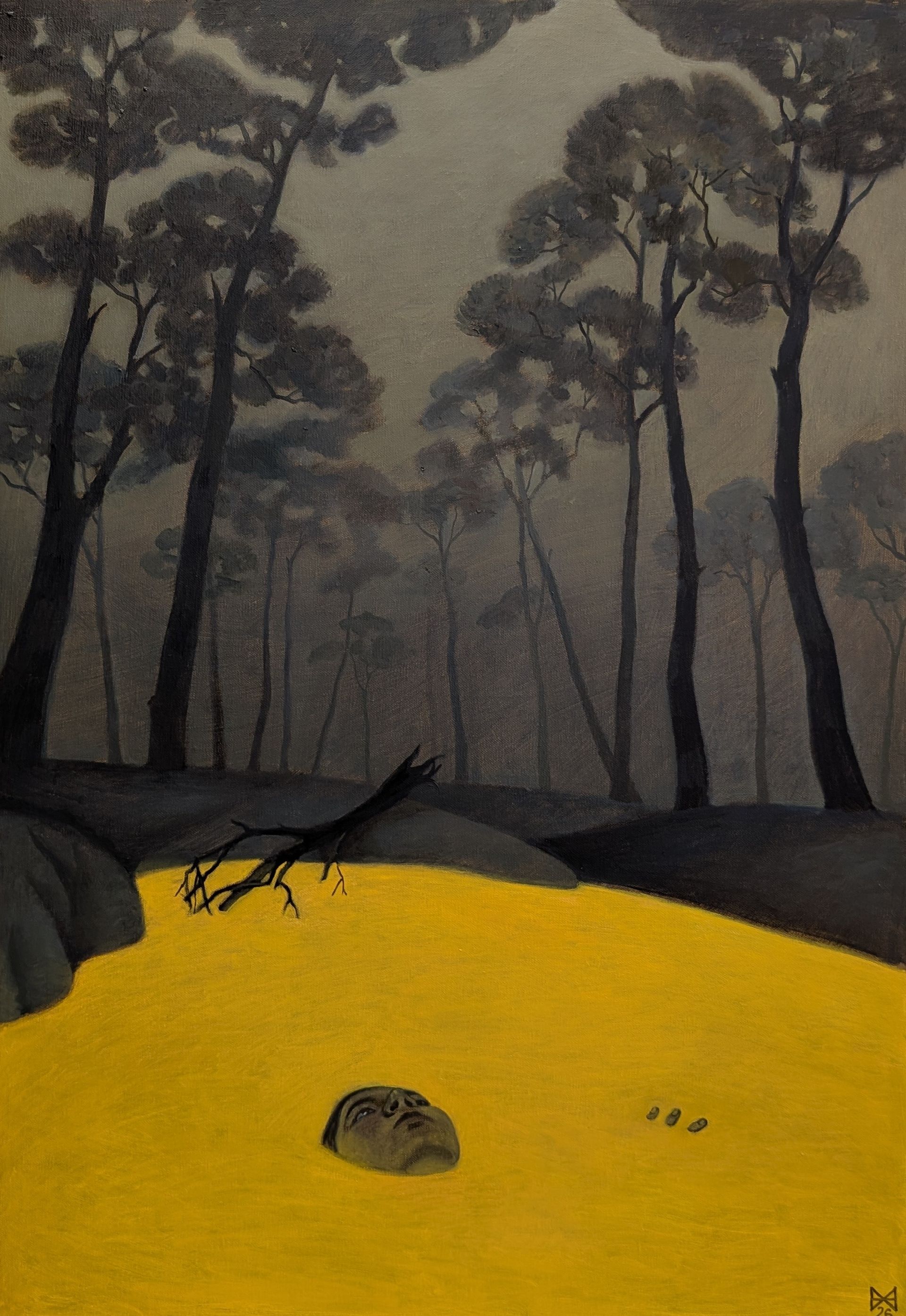 Анастасия Мотина (Картина, живопись - 
                  55 x 80 см) Забвение