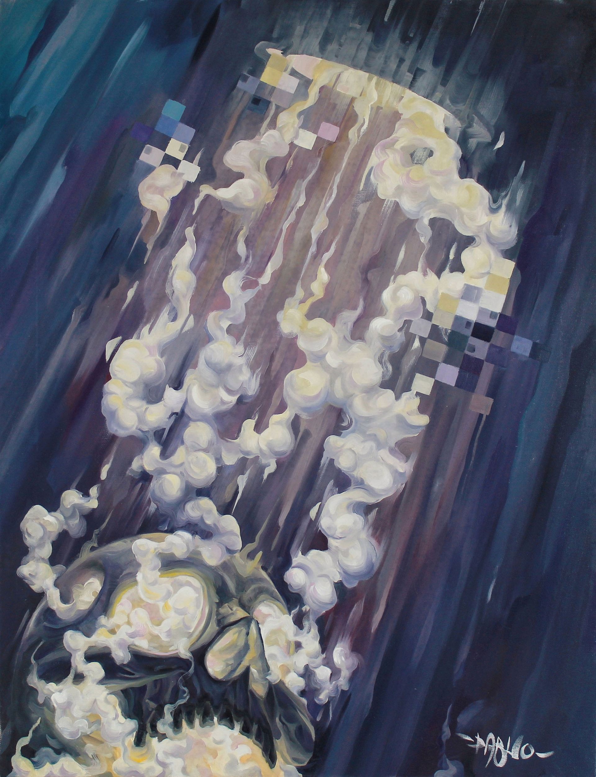 Павел Нечаев (Картина, живопись - 
                  70 x 90 см) Трансформация