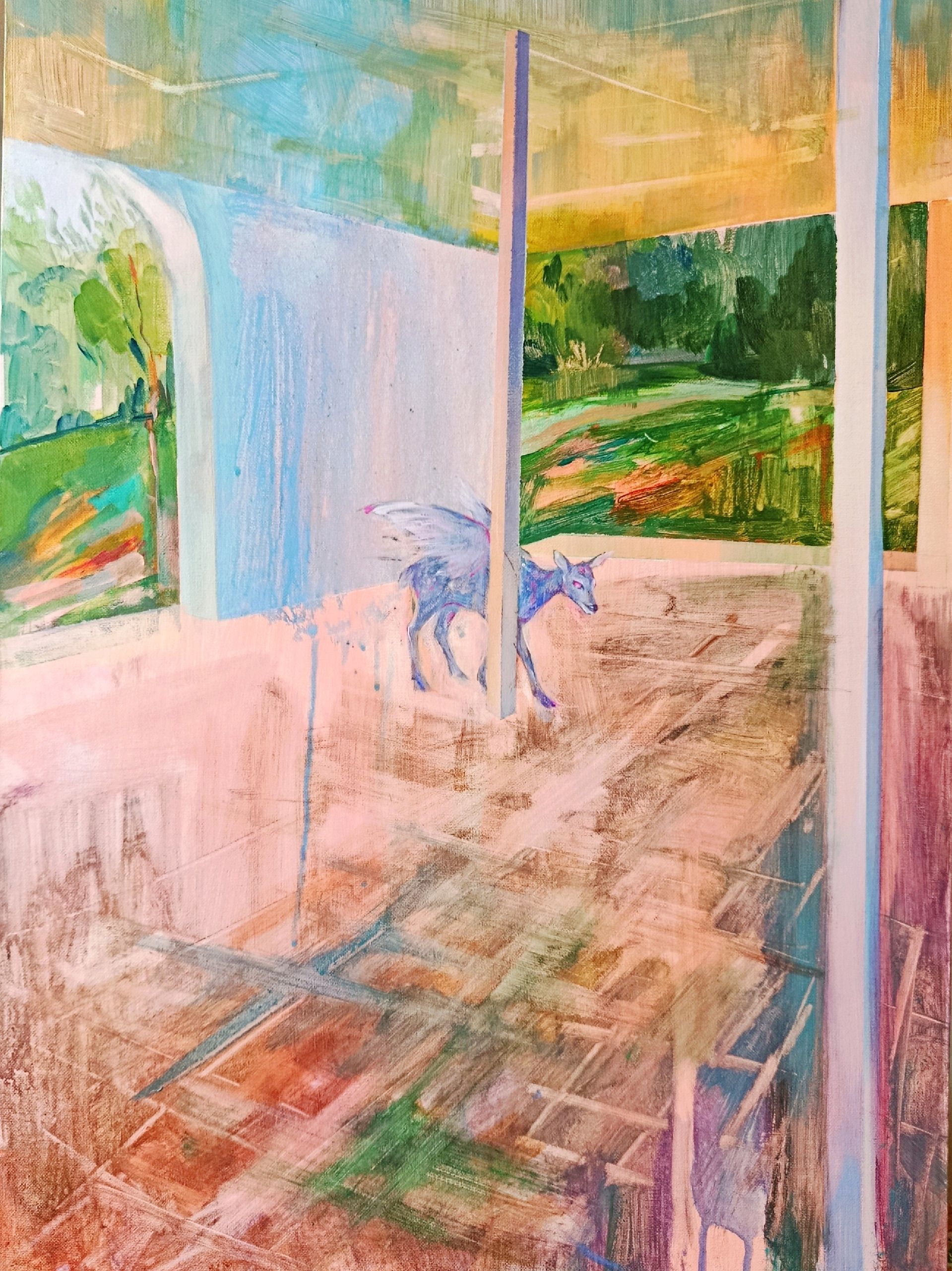 Дарья Воропаева (Картина, живопись - 
                  50 x 70 см) Там