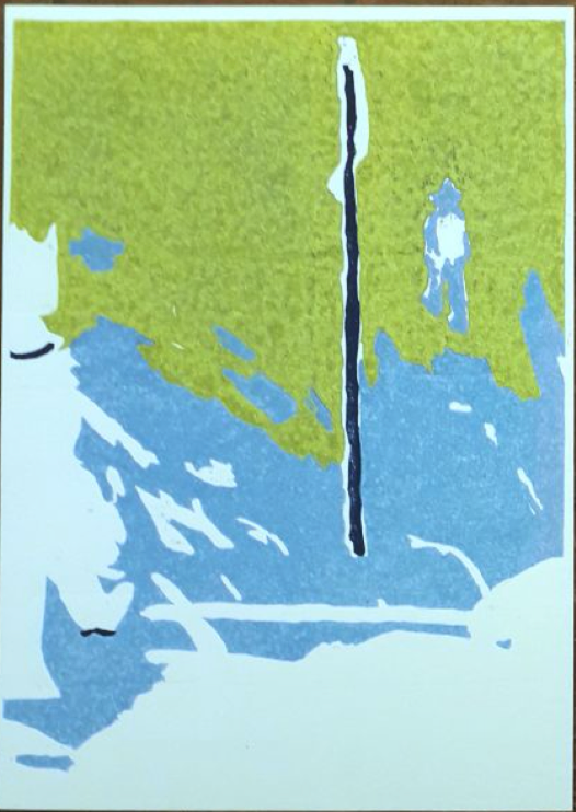 Дмитрий Кадынцев (Графика печатная - 
                  21 x 30 см) №2 из серии "Транзит"