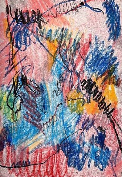 Антон Logos (Авторская графика - 
                  24.5 x 32.5 см) Абстрактная композиция