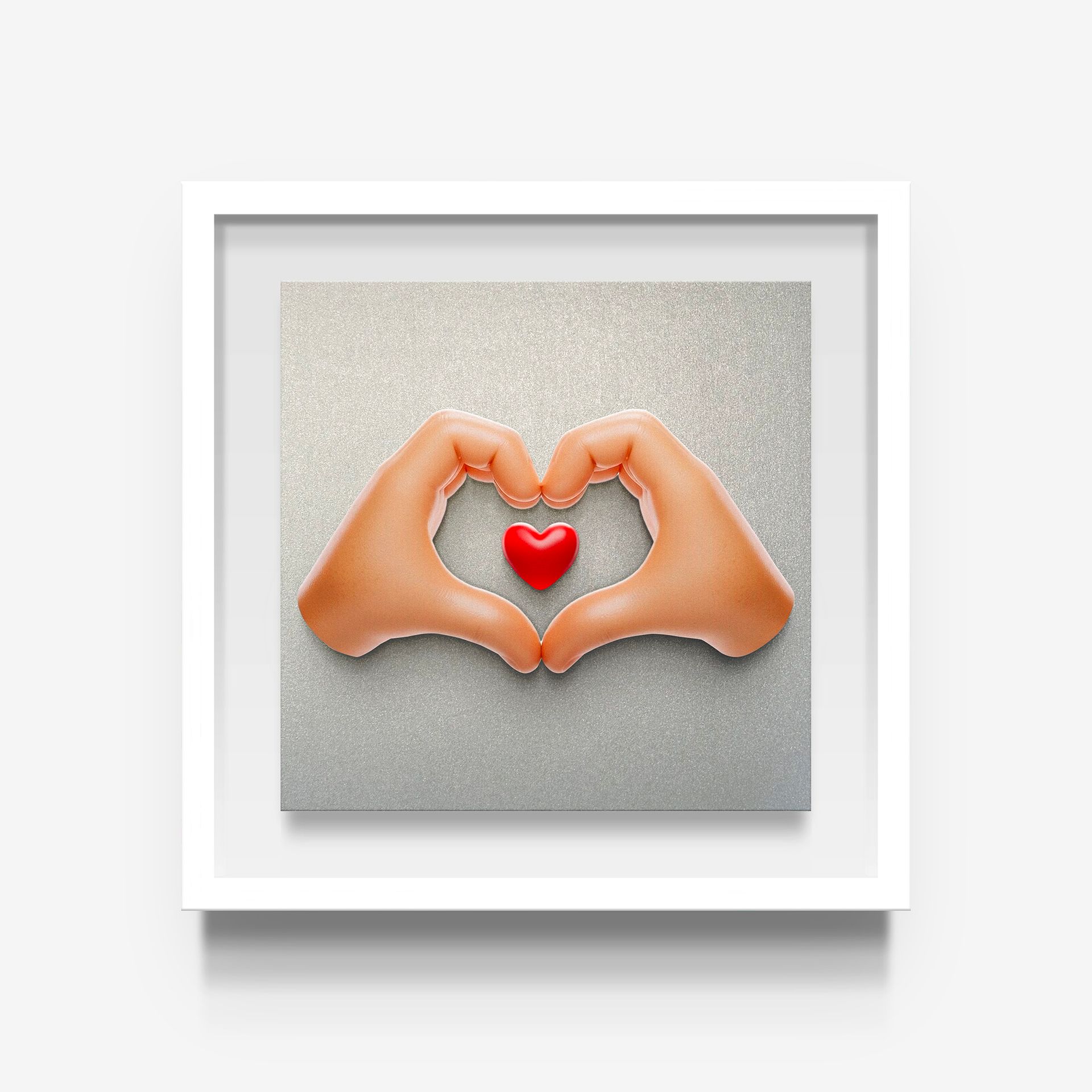 Павел Балыкин (Объект - 
                  33 x 33 см) Heart hands