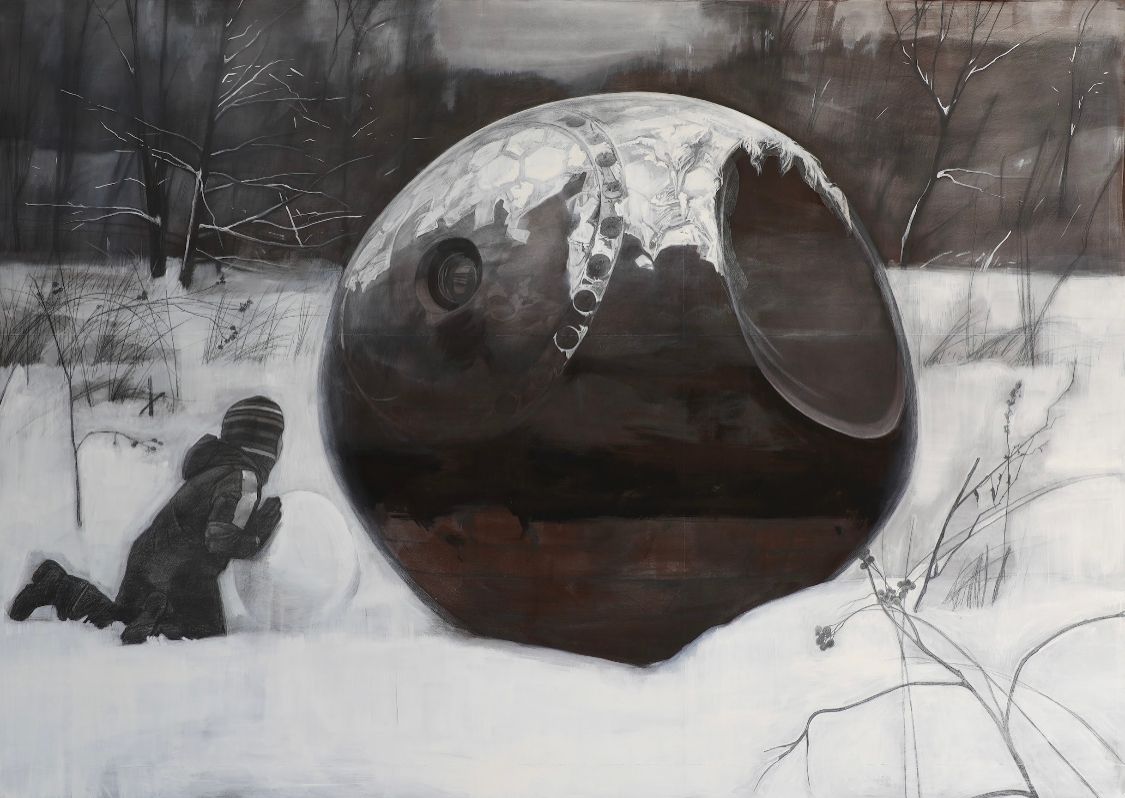 Агне-Мария Силкинайте (Картина, живопись - 
                  260 x 190 см) Восток