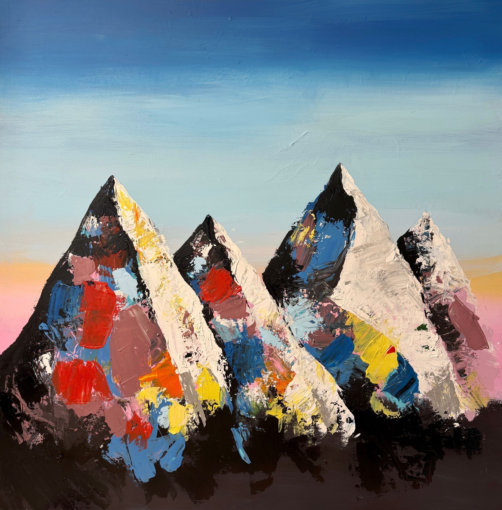 Анна Ганина (Картина, живопись - 
                  100 x 100 см) Divine