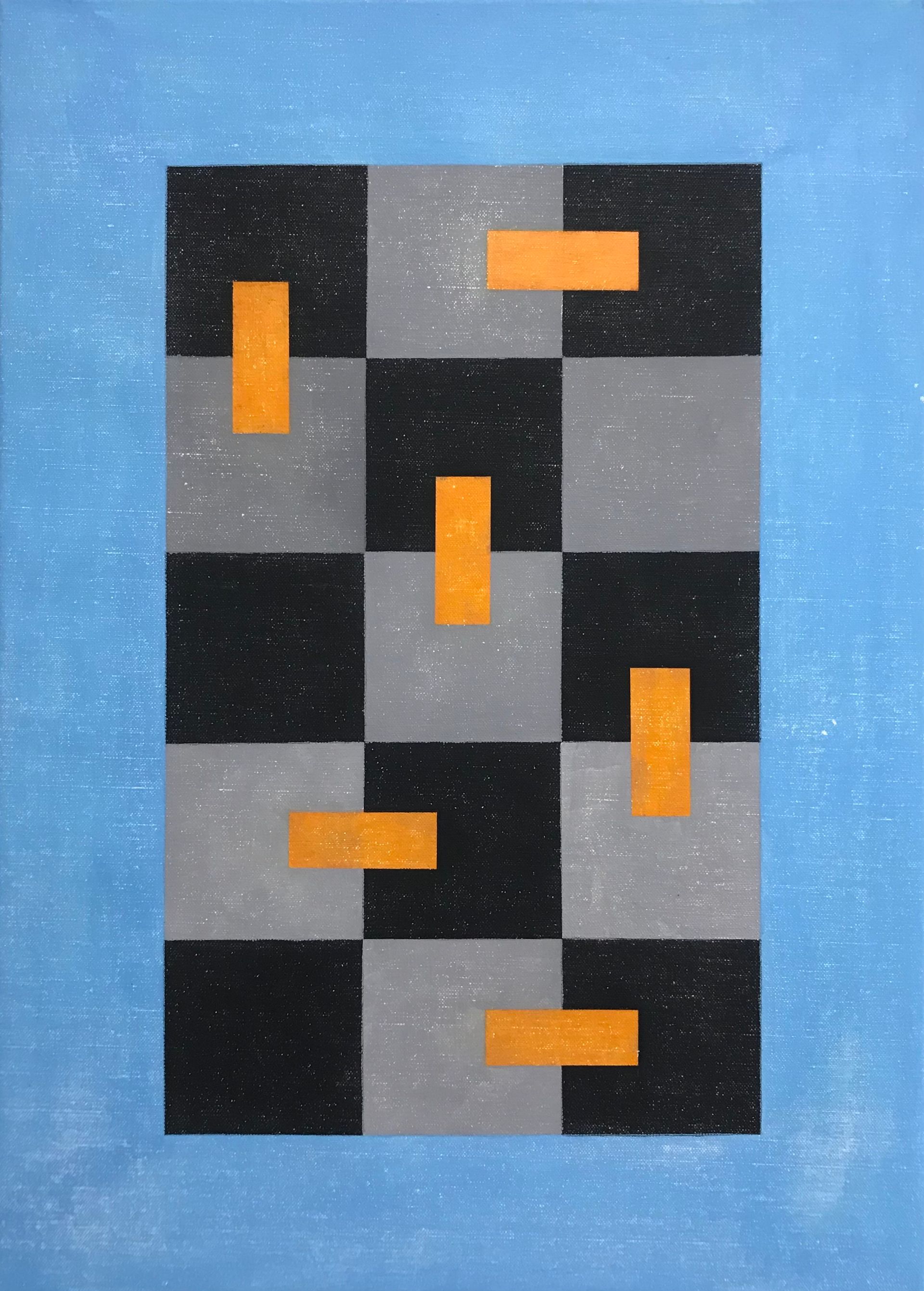 Юрий Ростиславский (Картина, живопись - 
                  50 x 70 см) Три свободные клетки