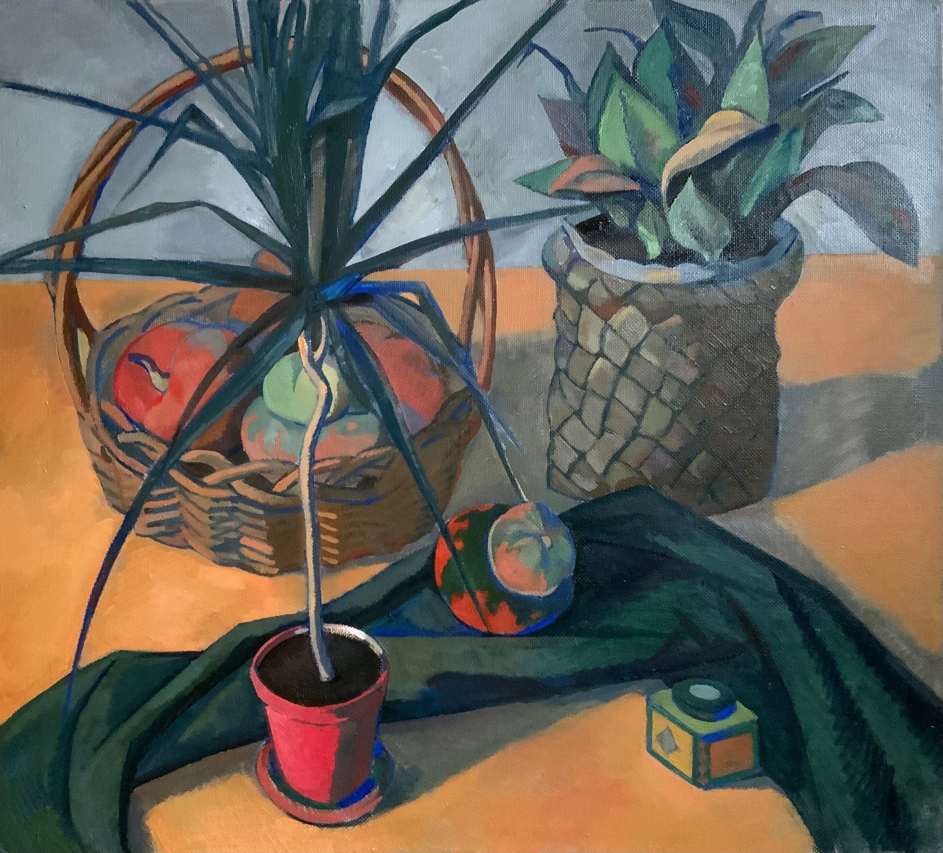 Елизавета Тульчинская (Картина, живопись - 
                  100 x 90 см) Натюрморт