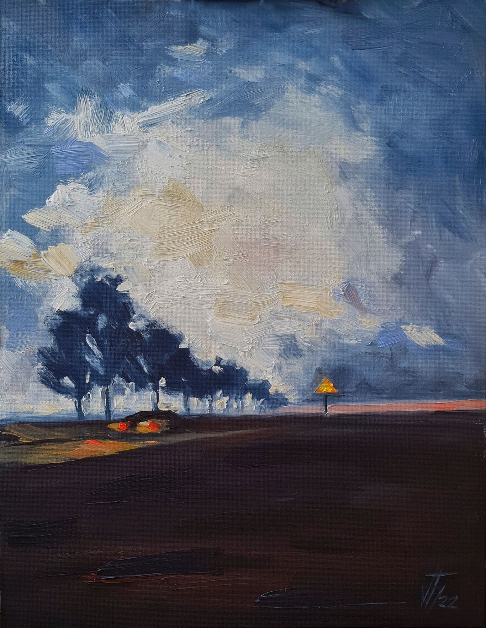 Александр Буданов (Авторская графика - 
                  30 x 40 см) Дорога 4