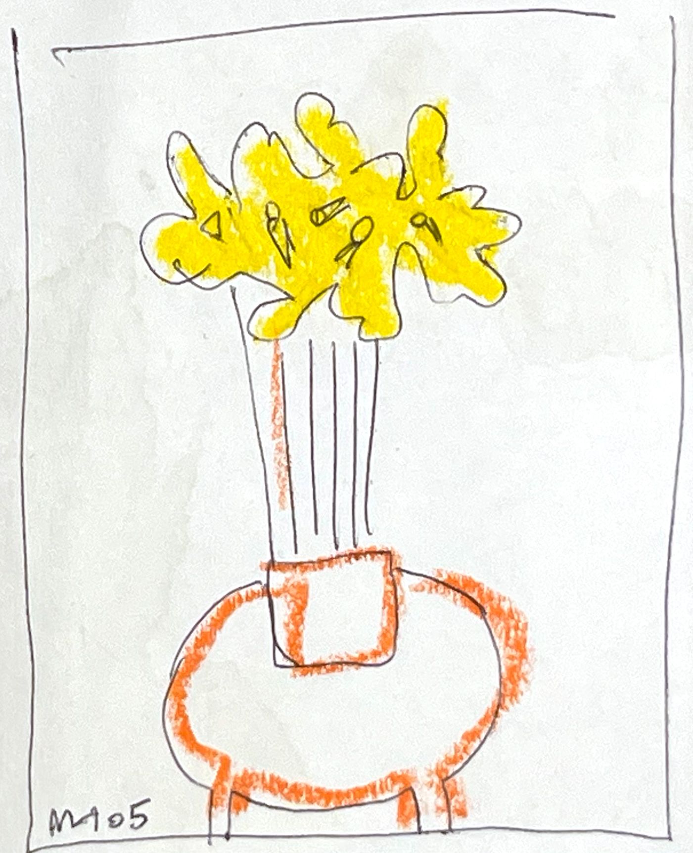 Марсель Ялалов (Авторская графика - 
                  23 x 32 см) Нарциссы