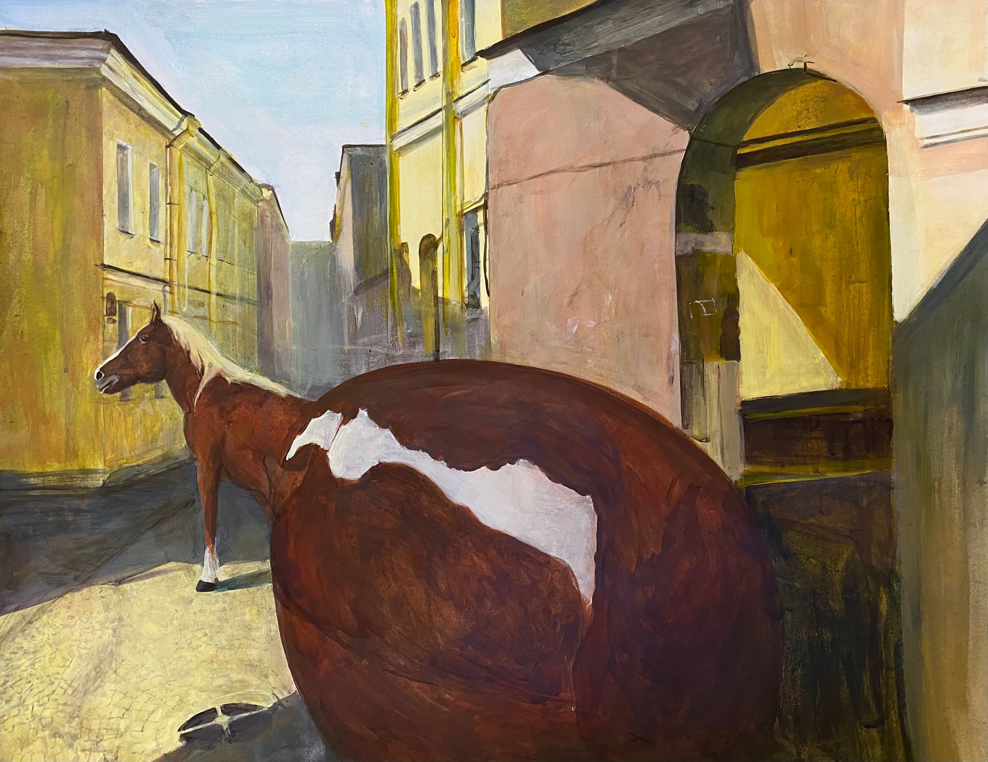 Лариса Шелиховская (Картина, живопись - 
                  76 x 59 см) Утро