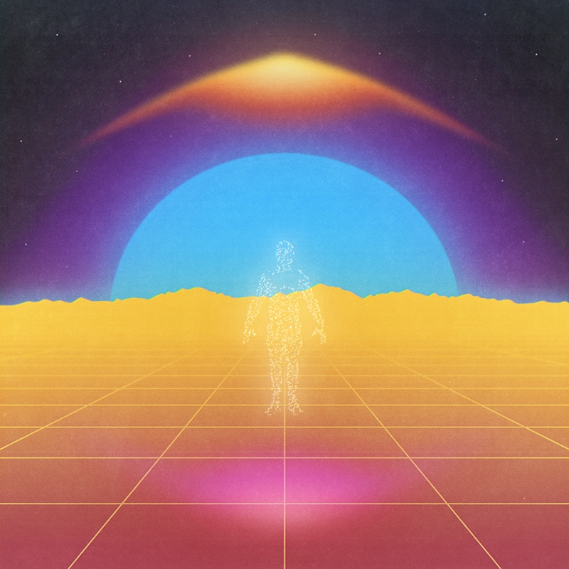Филипп Игумнов (Графика цифровая (принты) - 
                  50 x 50 см) Blue sunset