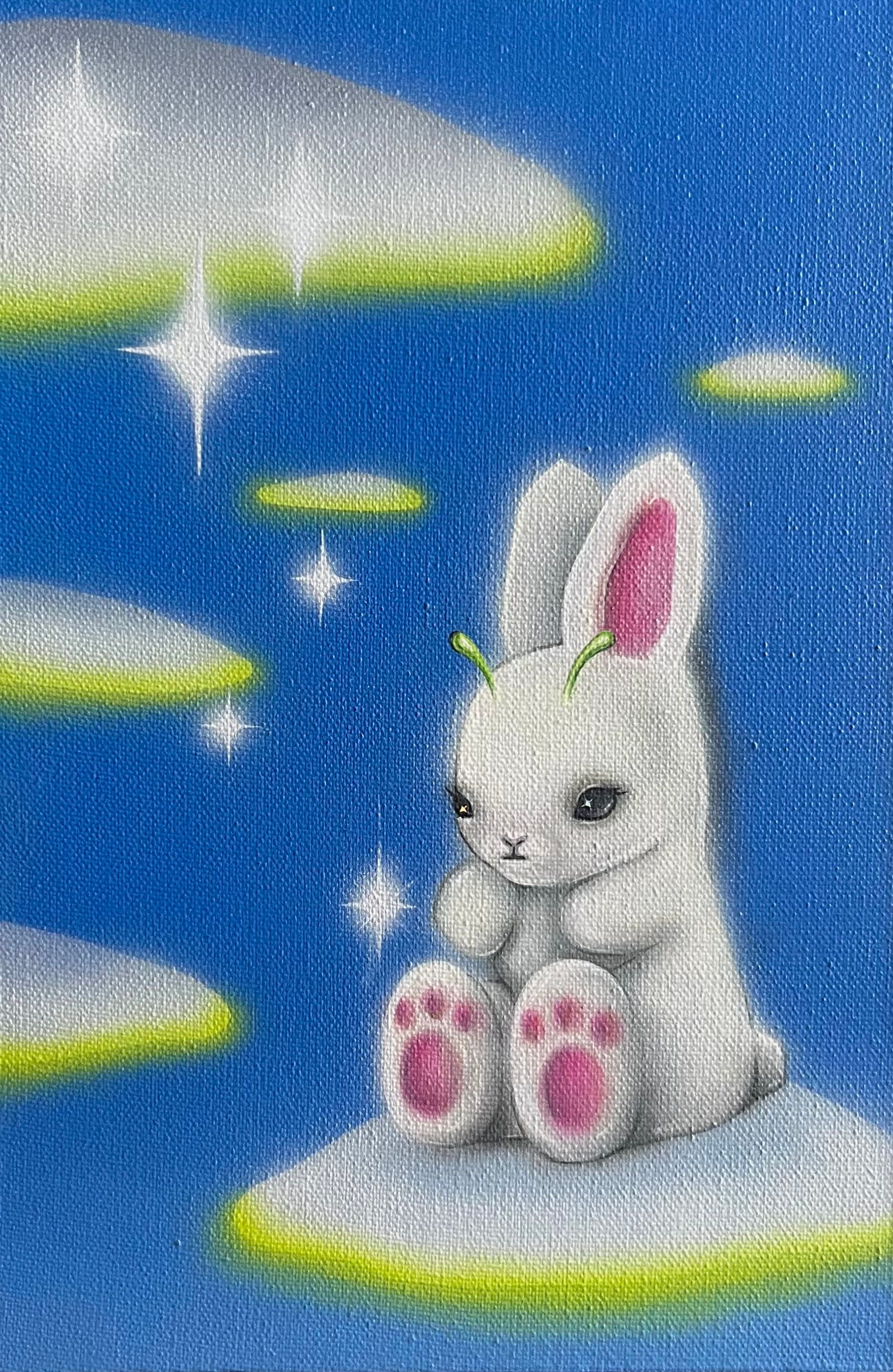 СВЕТ-ЛАНА (Картина, живопись - 
                  20 x 30 см) Облачный житель