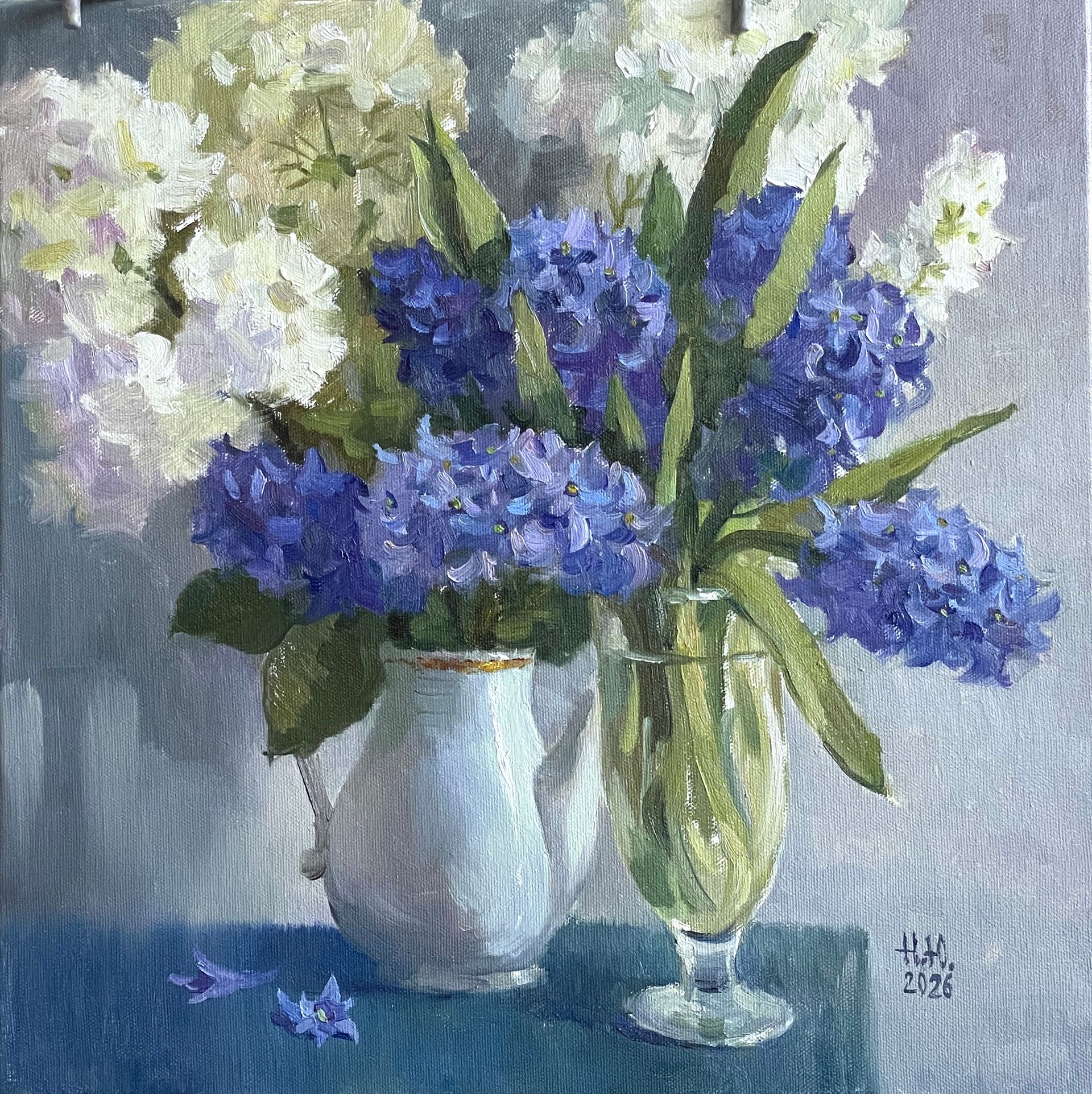 Юлия Непокрытая (Картина, живопись - 
                  40 x 40 см) Всегда рядом