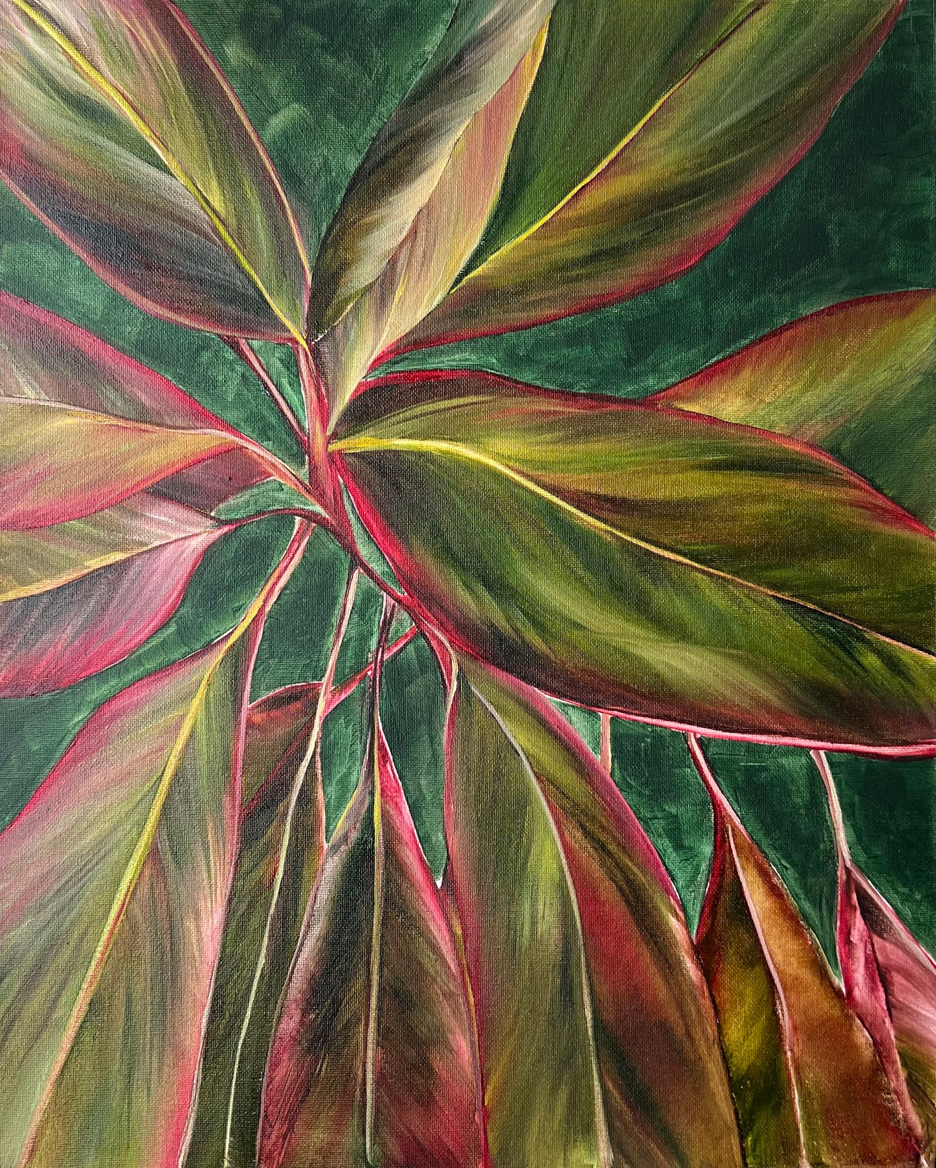 Инна Сумина (Картина, живопись - 
                  40 x 50 см) Tropical Plant
