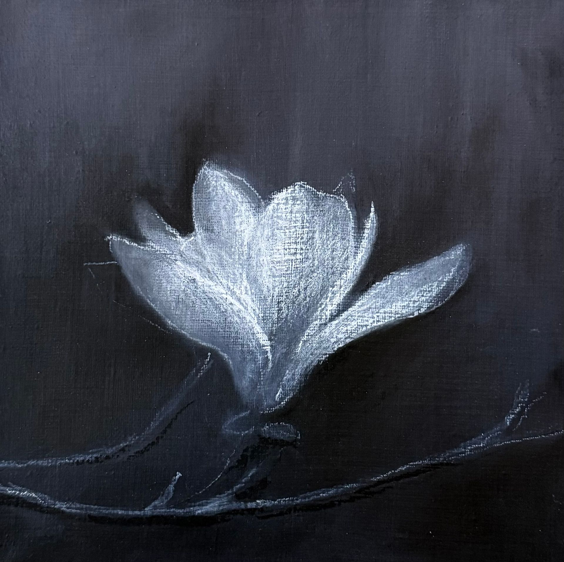 Юлия Арюшина (Картина, живопись - 
                  20 x 20 см) Мокурэн. Хрупкая красота