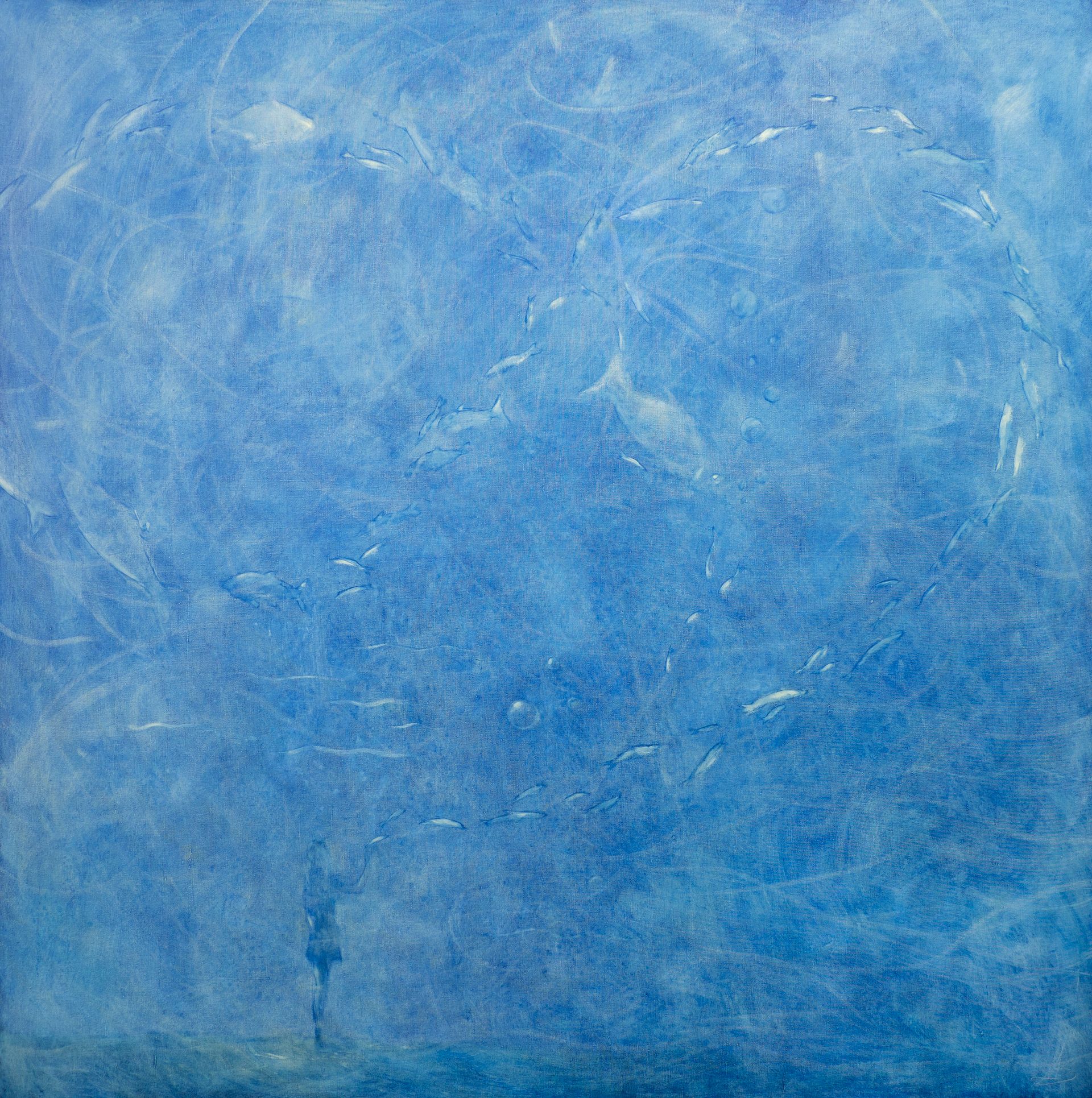 Анастасия Попова (Картина, живопись - 
                  140 x 140 см) Бесконечный сон Насти