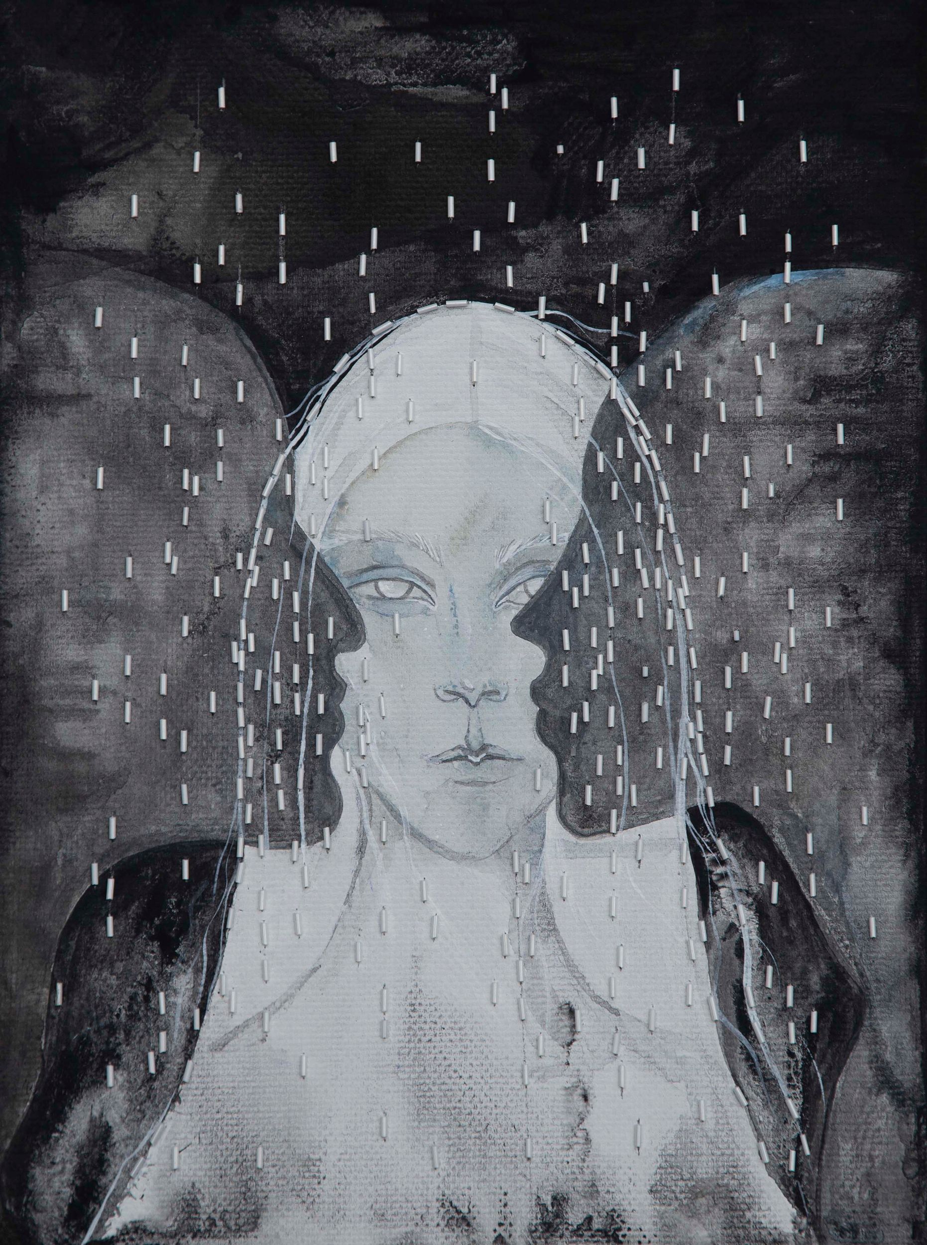 Елизавета Журавлева (Картина, живопись - 
                  30 x 40 см) Самоиндефикация