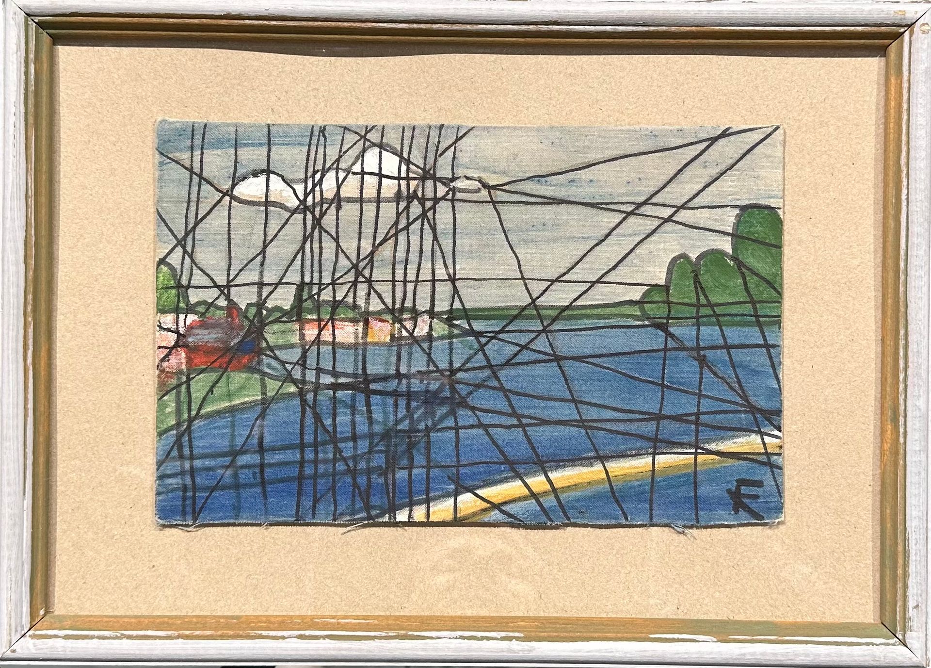 Клара Голицына (Картина, живопись - 
                  32 x 23 см) На Клязьме