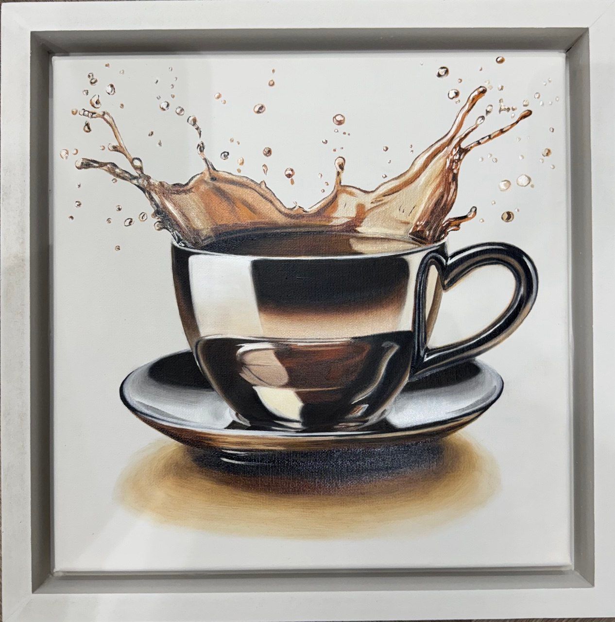 Наталья Наумова (Картина, живопись - 
                  35 x 35 см) Миниатюра "Утро #2"