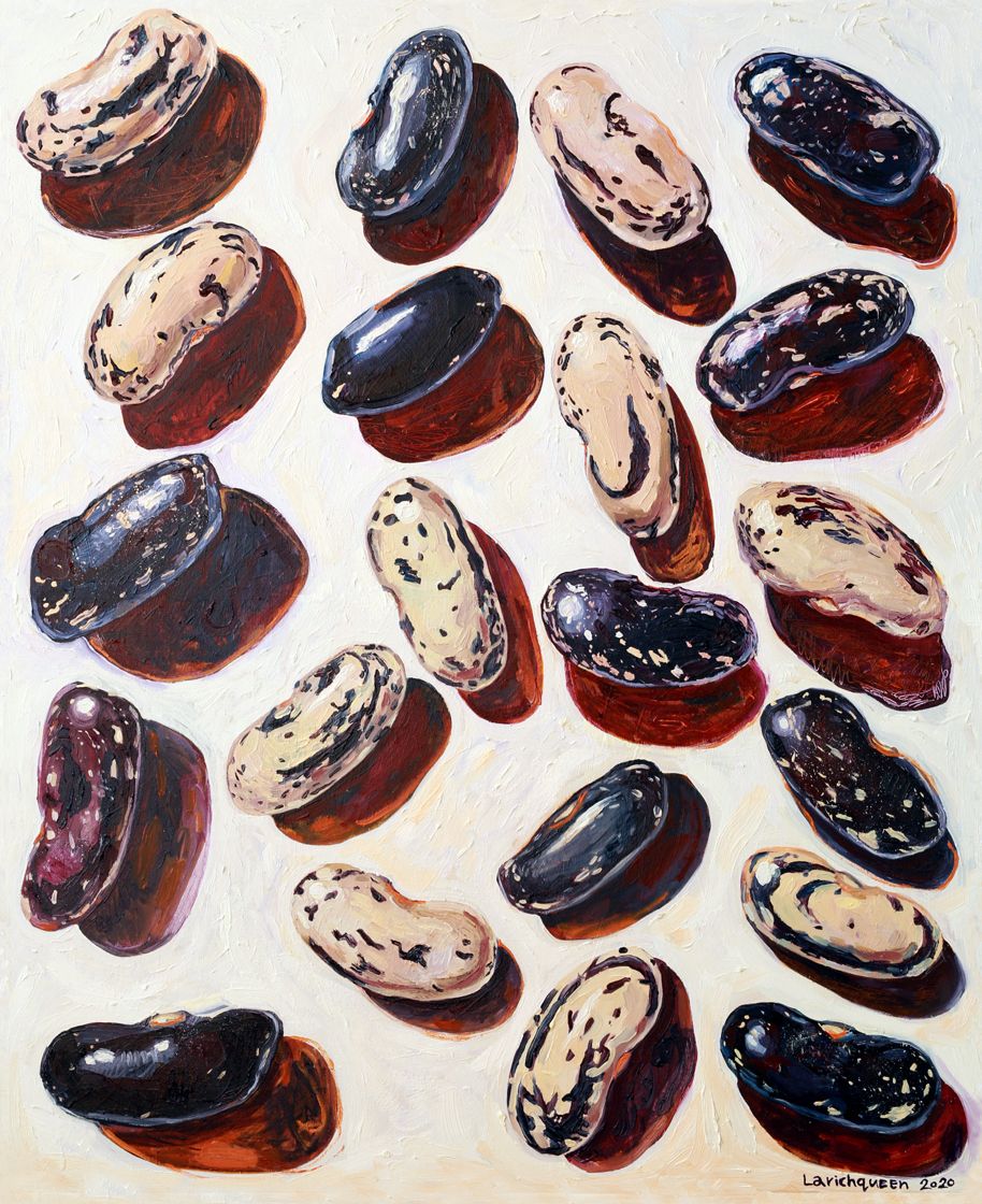 Екатерина Ларичкина (Картина, живопись - 
                  90 x 110 см) Бобы Любви