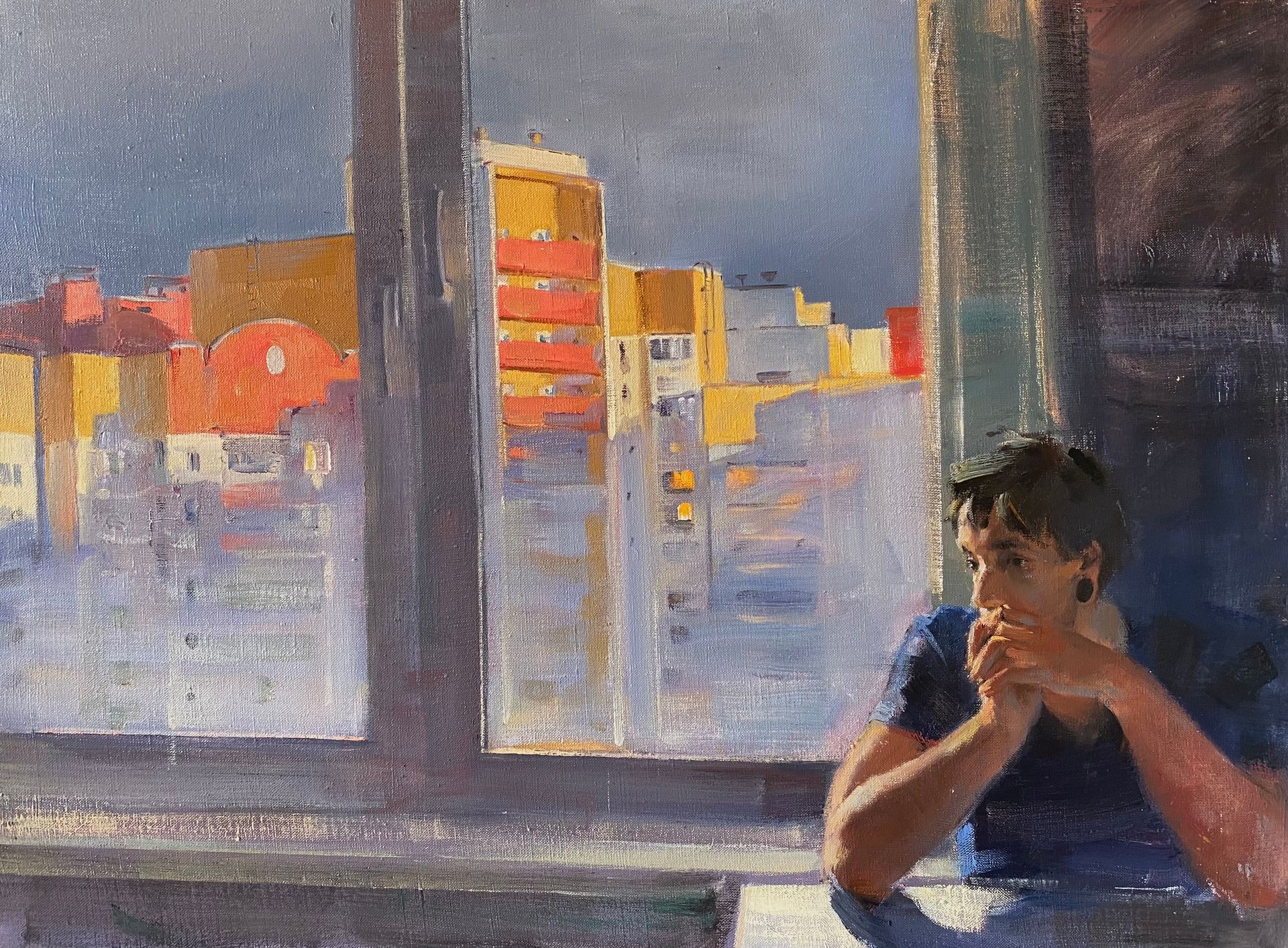 Алина Буглеева (Картина, живопись - 
                  70 x 50 см) Живём