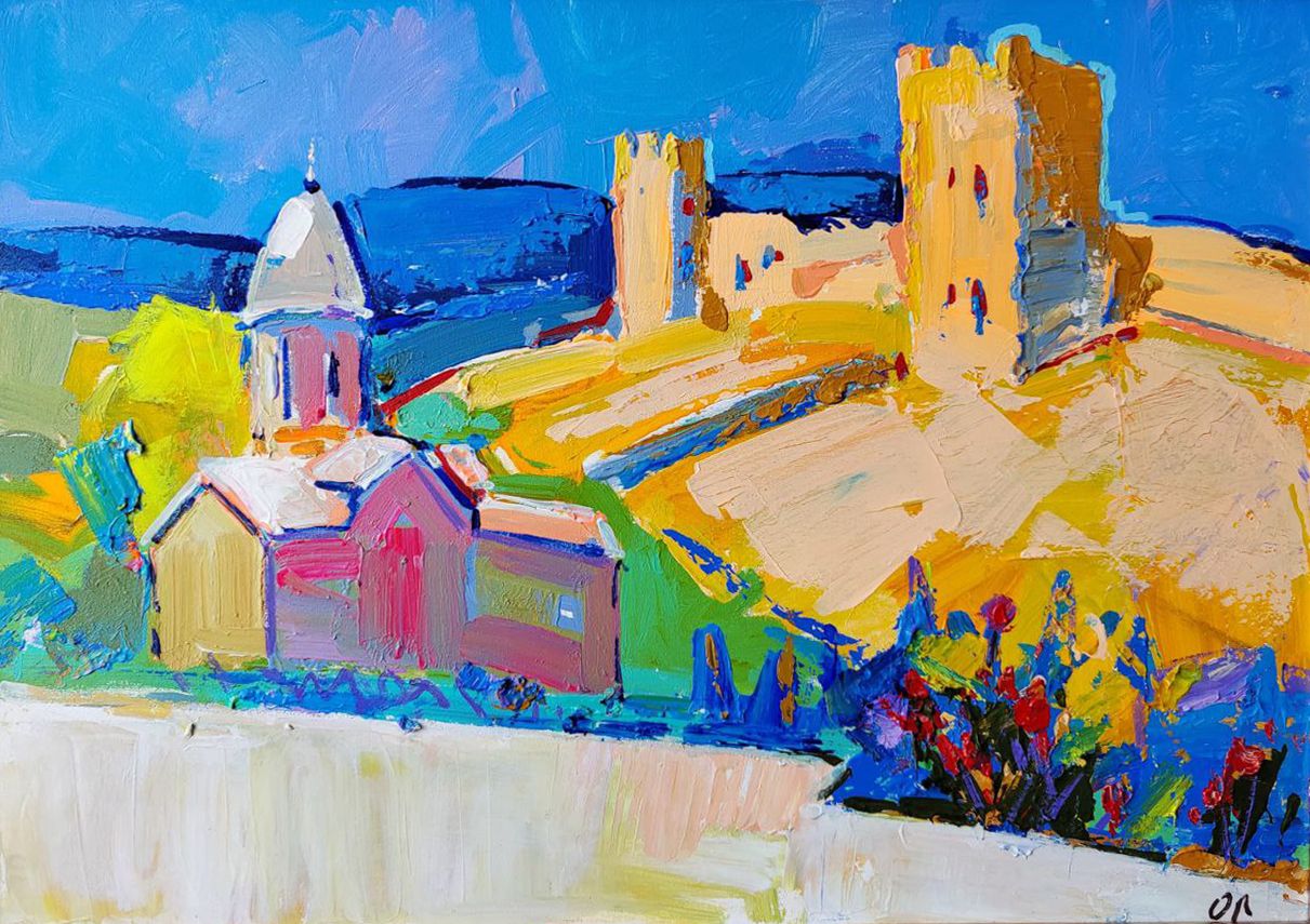 Олеся Лишаева (Картина, живопись - 
                  70 x 50 см) Крепость. Феодоссия.