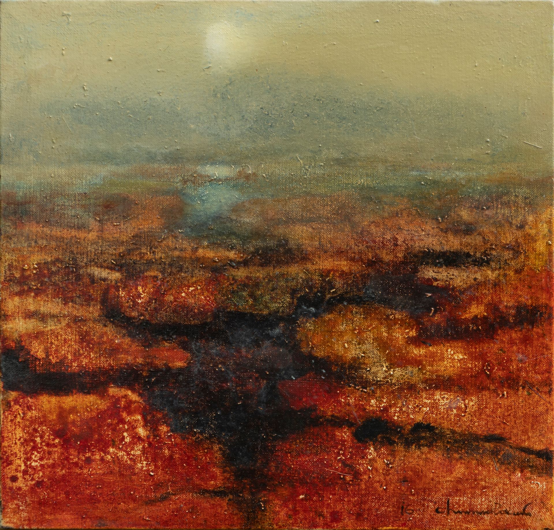 Данил Даниловский (Картина, живопись - 
                  50 x 48 см) На болотах