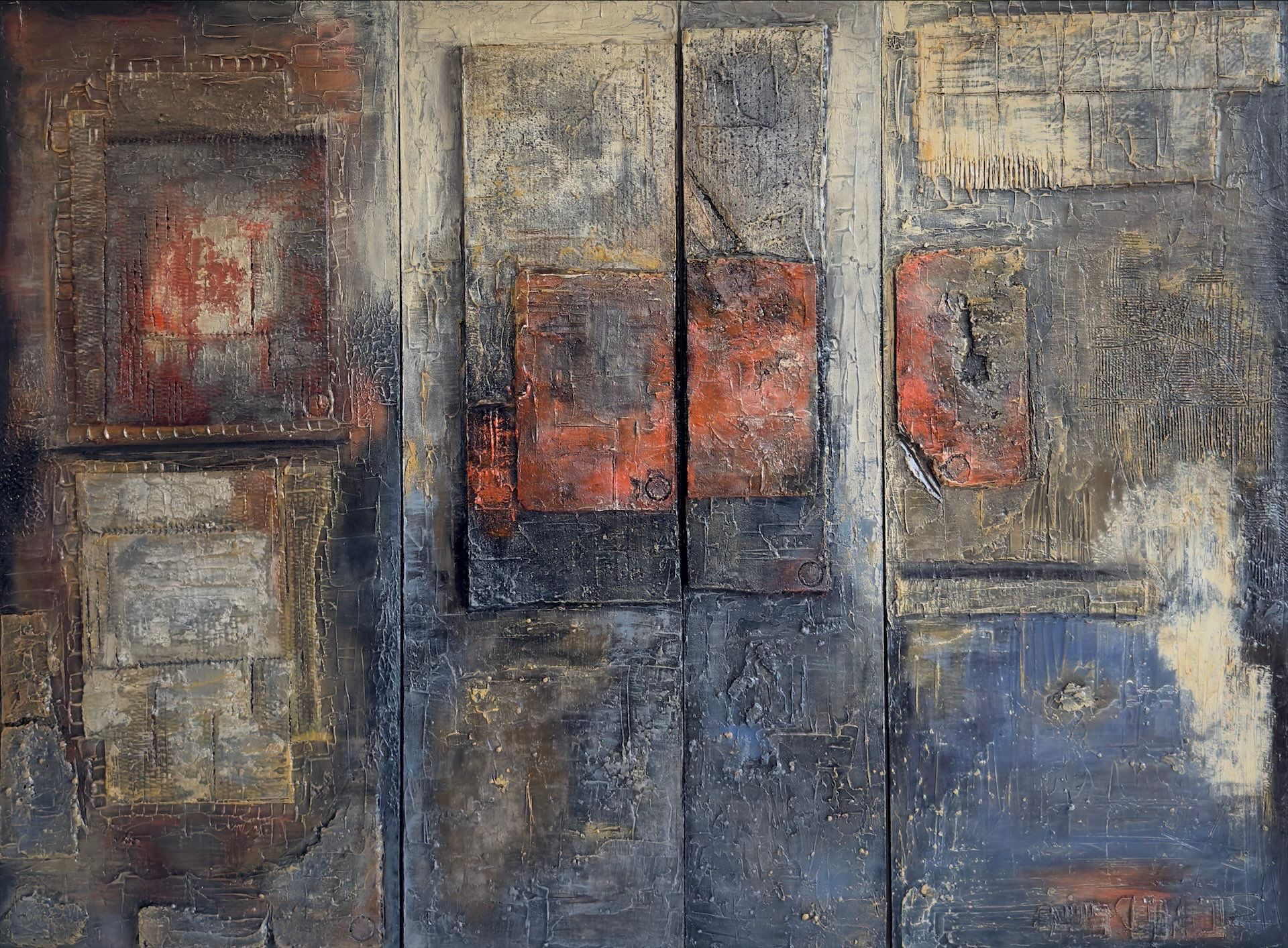 Виктория Марченко (Картина, живопись - 
                  160 x 120 см) Архитектура Времени