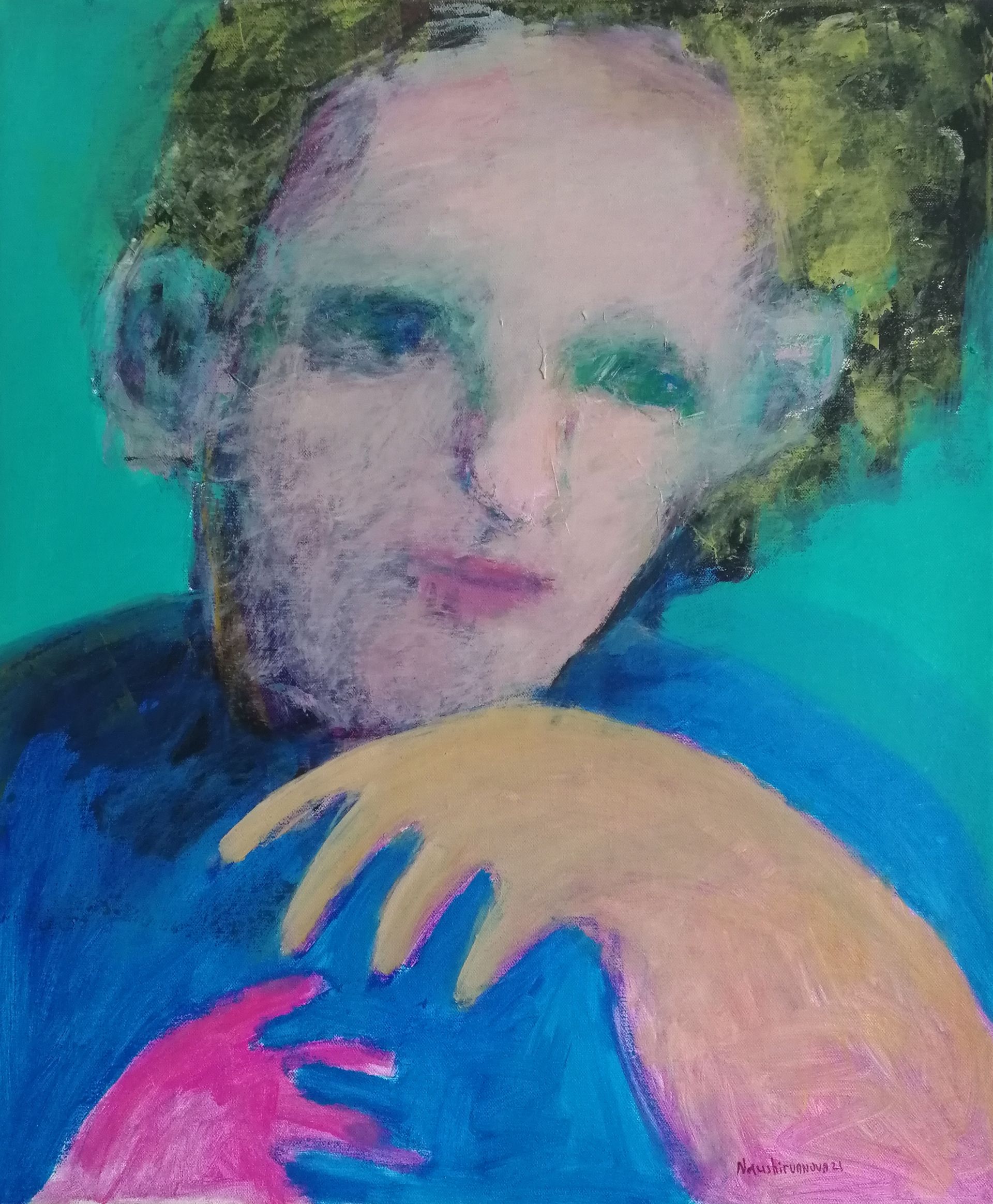 Елена Науширванова (Картина, живопись - 
                  50 x 60 см) Ветреная