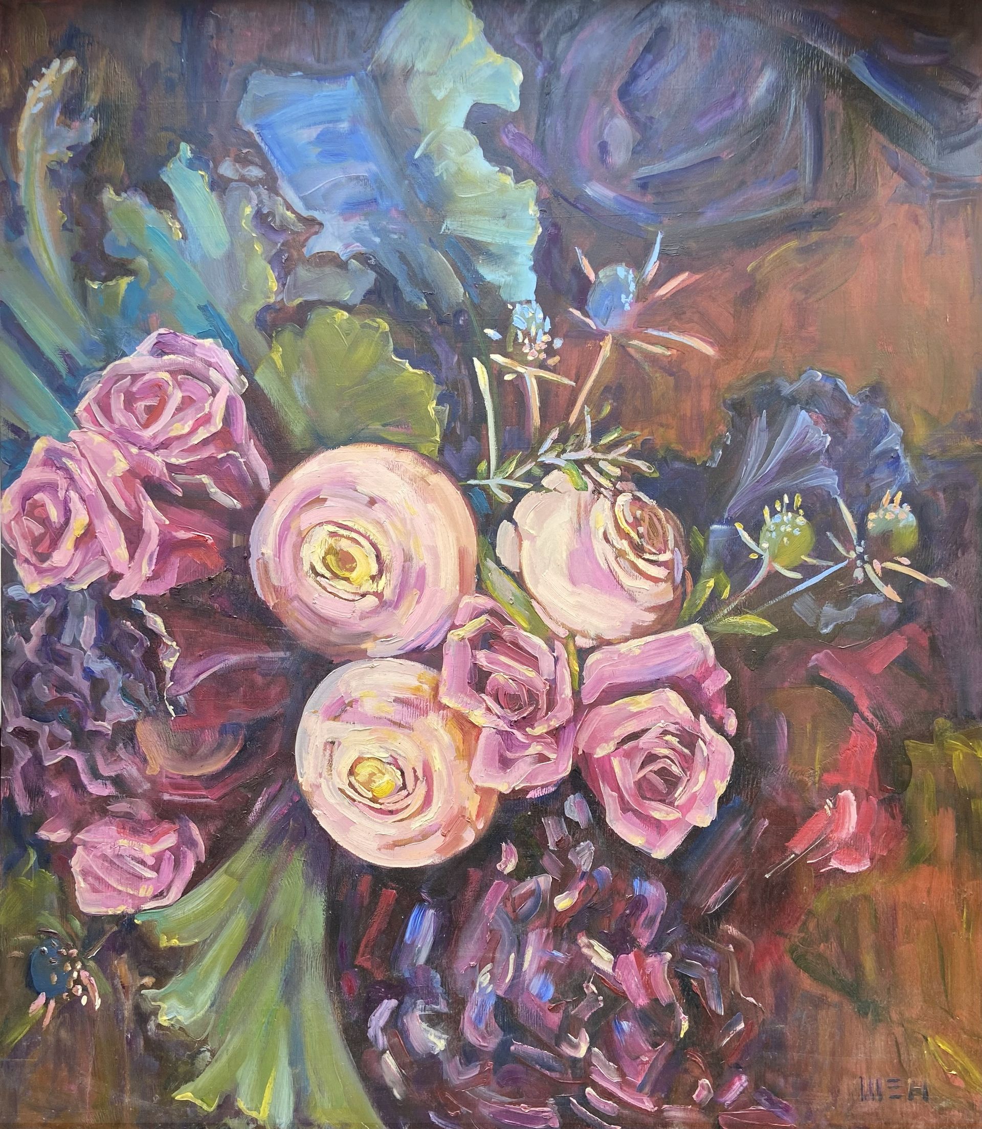 Алёна Шамайко (Картина, живопись - 
                  76 x 86 см) Вишневый кофе