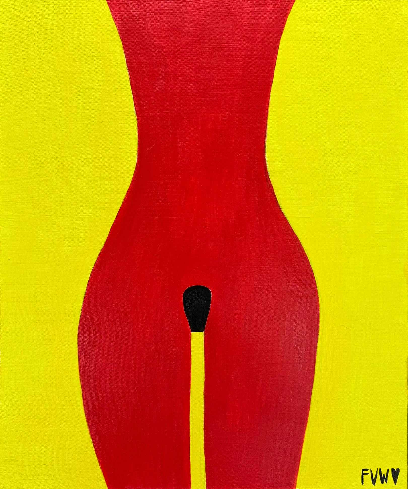 Виолетта Киселева (Картина, живопись - 
                  50 x 60 см) Спичка