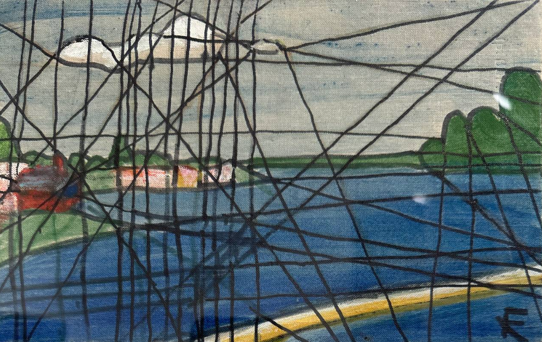 Клара Голицына (Авторская графика - 
                  22 x 14 см) На Клязьме