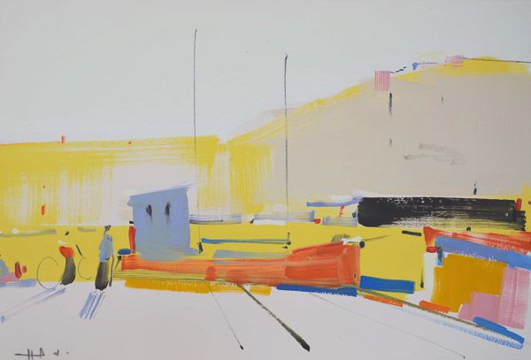Алексей Ланцев (Картина, живопись - 
                  60 x 40 см) Онфлёр. Утро