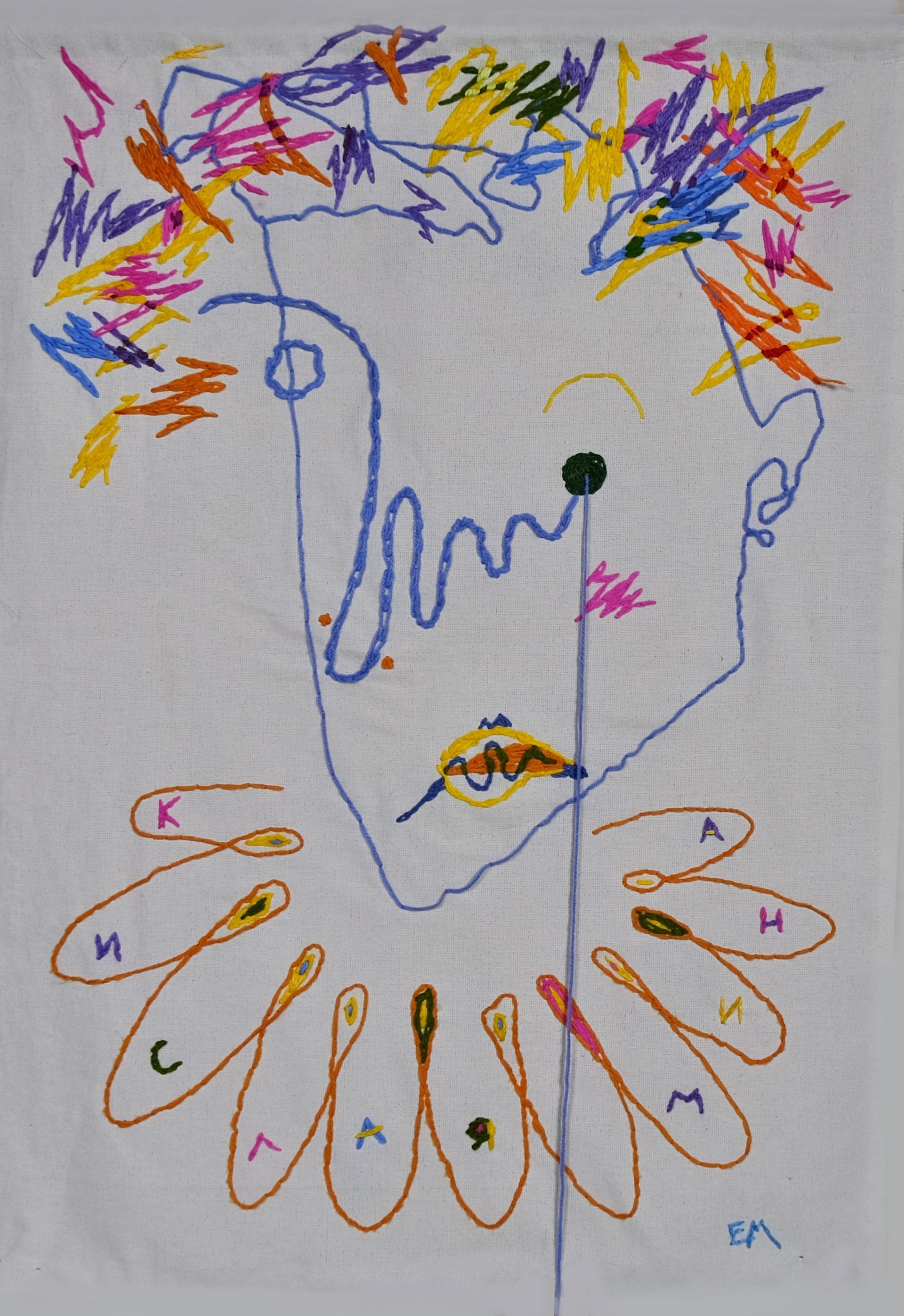 Елизавета Манохина (Вышивка - 
                  72 x 102 см) Кисла мина