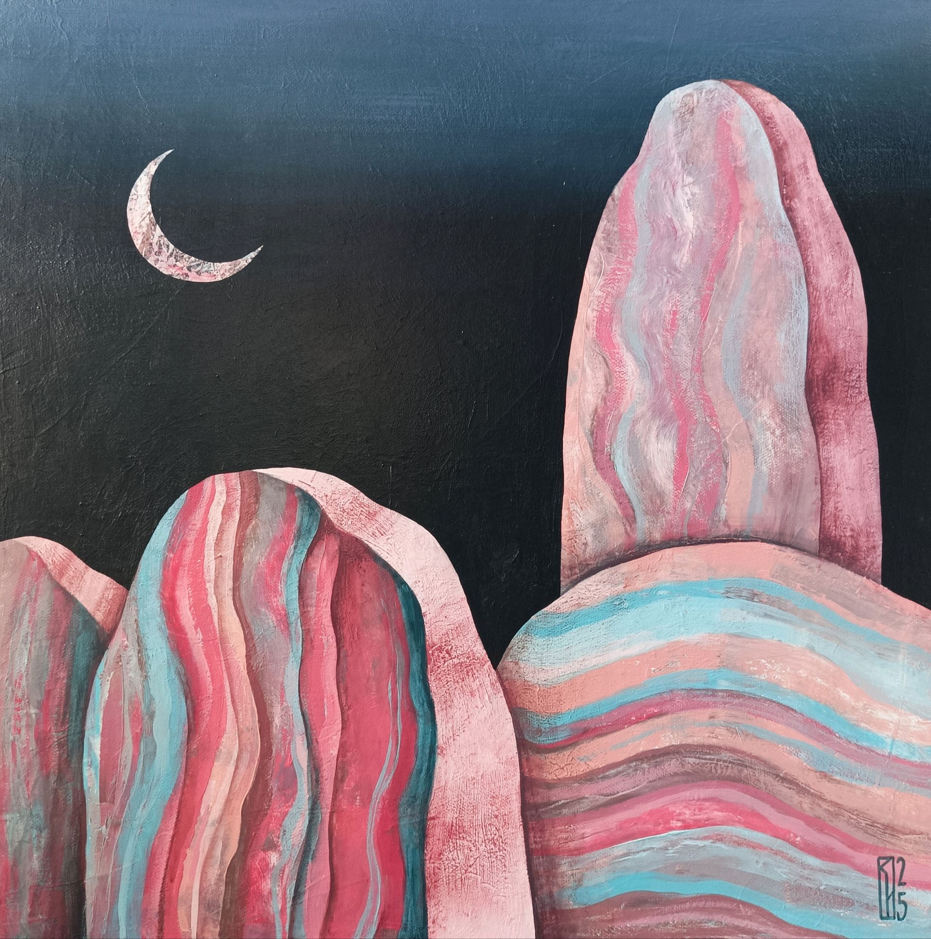 Наталья Порошина (Картина, живопись - 
                  50 x 50 см) Спящие