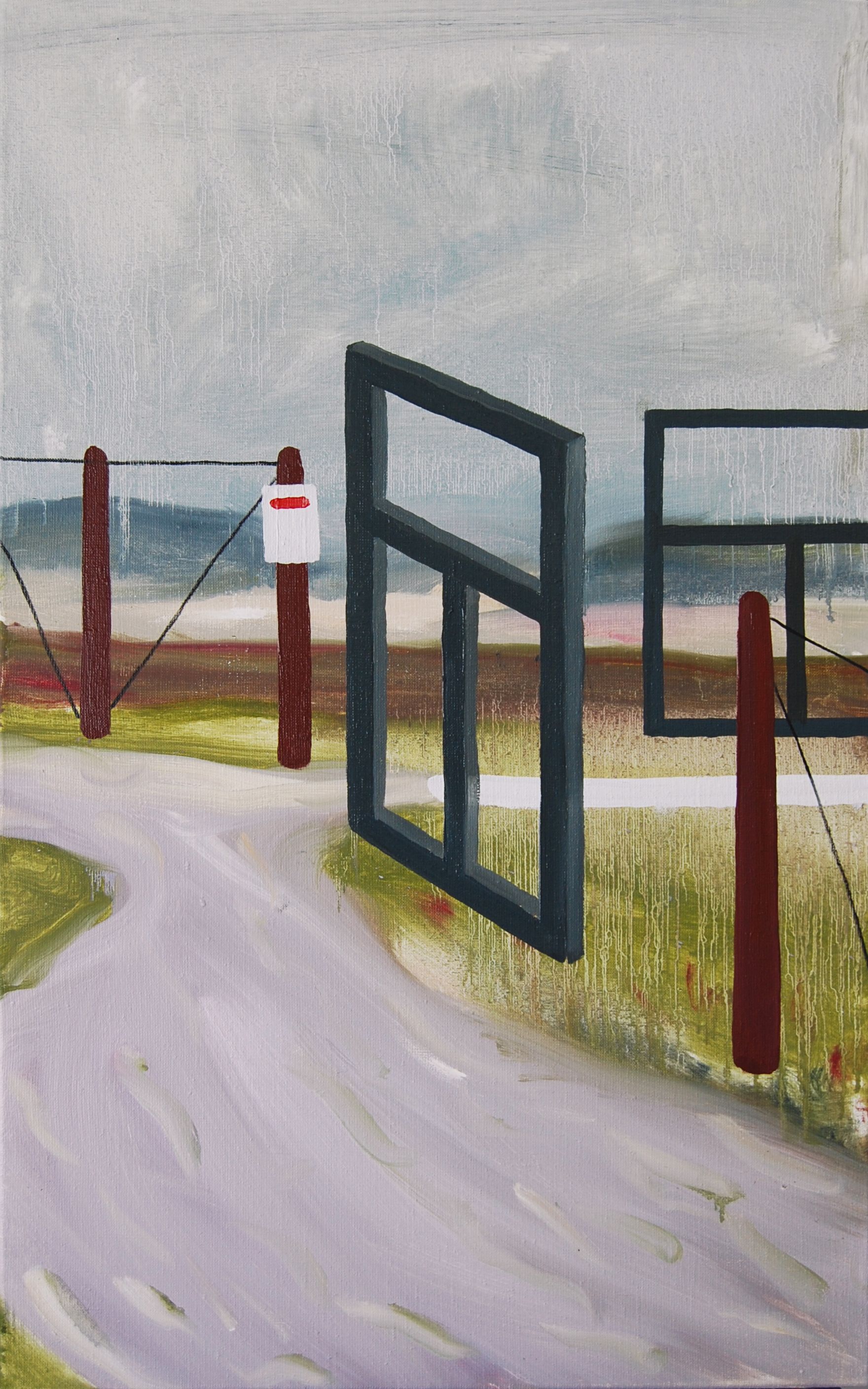 Анна Мельниченко (Картина, живопись - 
                  50 x 80 см) Ворота фермы