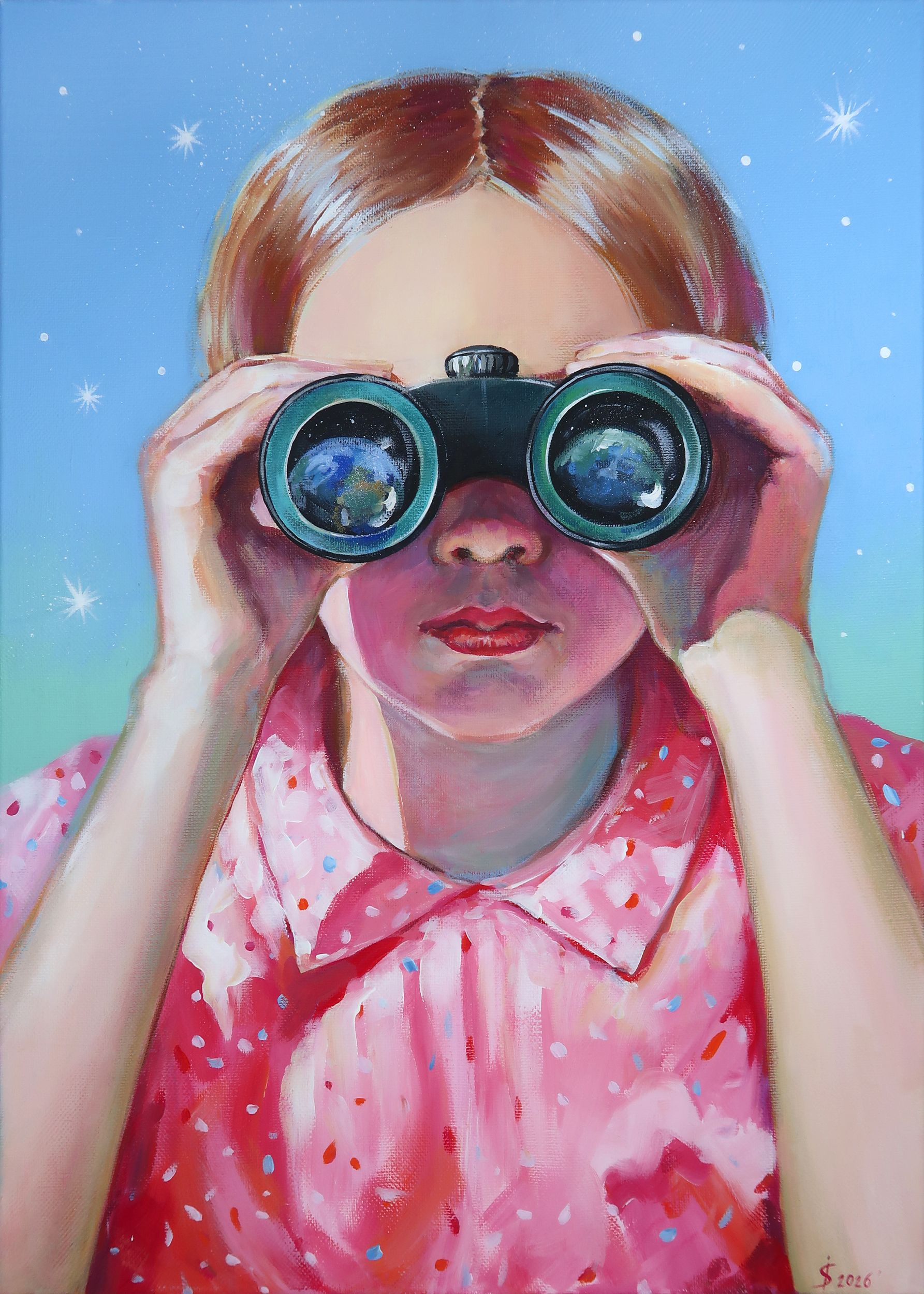 Светлана Искоских (Картина, живопись - 
                  50 x 70 см) Далёкий дом близко