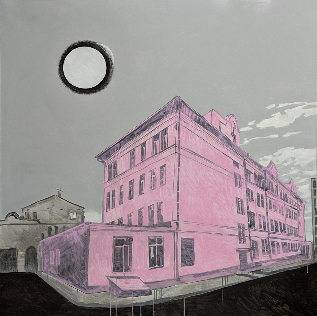 Алёна Федоткина (Картина, живопись - 
                  150 x 150 см) Pinkcity