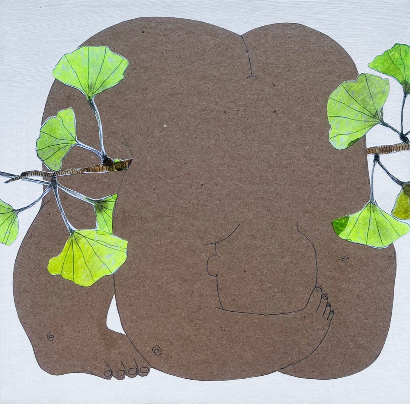 Максим Винокуров (Авторская графика - 
                  20 x 20 см) В подвешенном состоянии