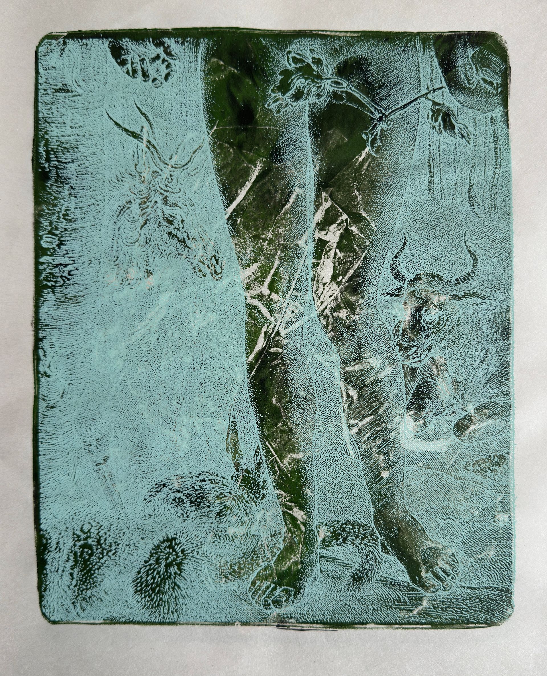 Дарья Мазур (Графика печатная - 
                  20 x 25.5 см) Эдем