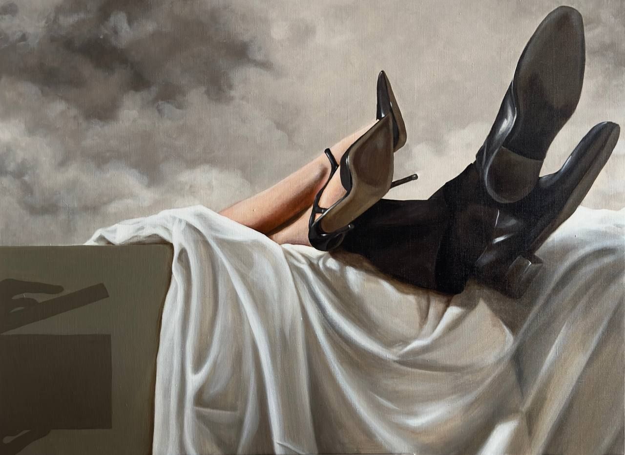 Татьяна Вафина (Картина, живопись - 
                  135 x 100 см) Любовь навсегда, дубль три