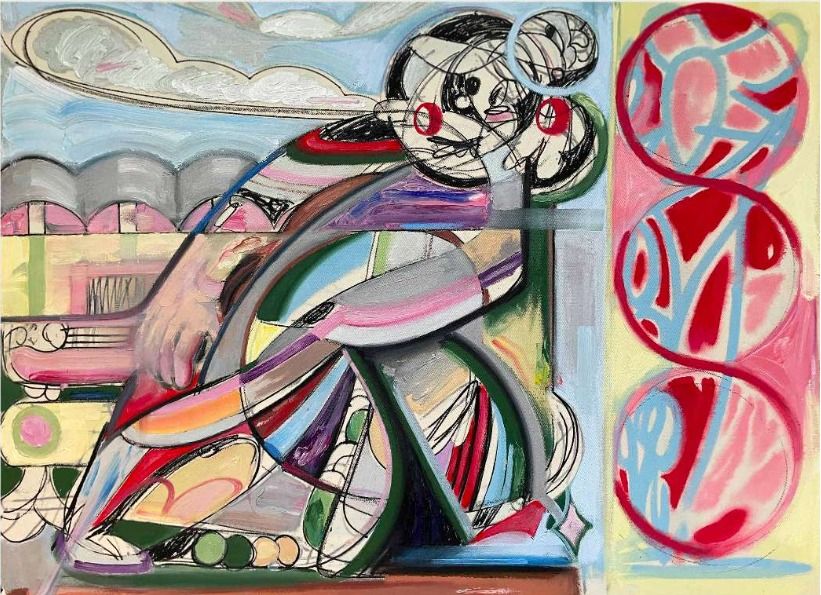 Константин Чирков (Картина, живопись - 
                  155 x 75 см) Без названия