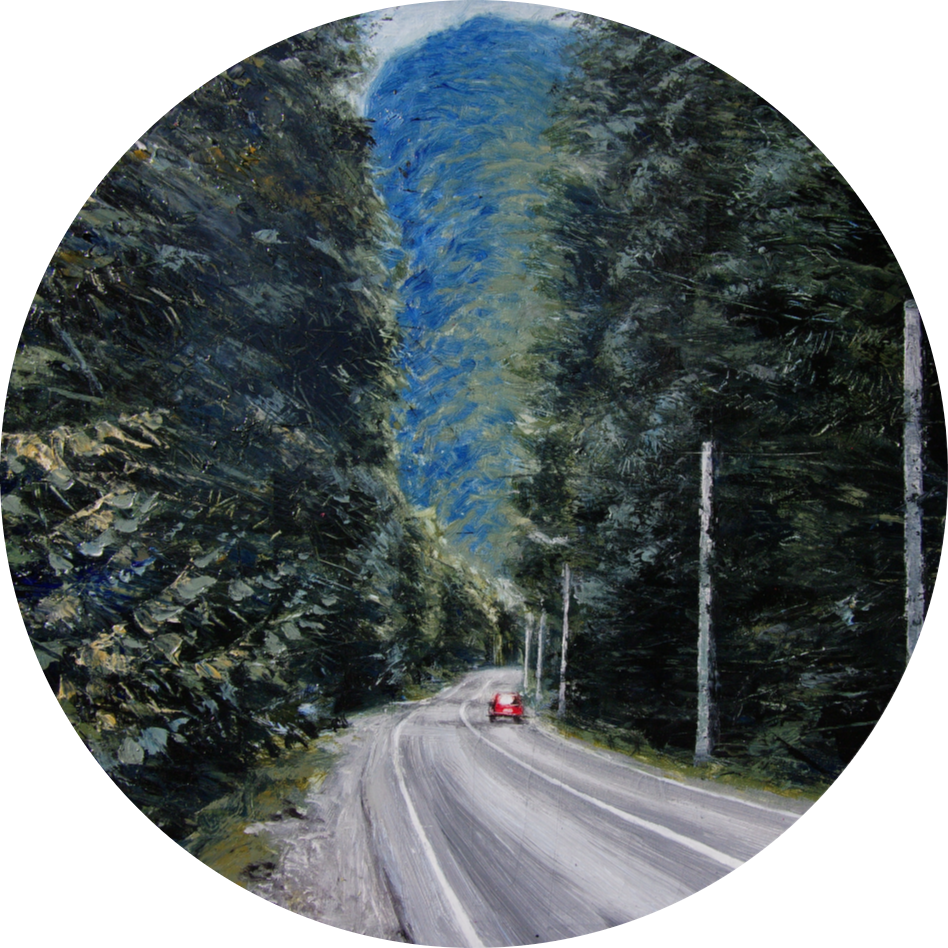 Алан Хатагты (Картина, живопись - 
                  40 x 40 см) Как я провёл это лето