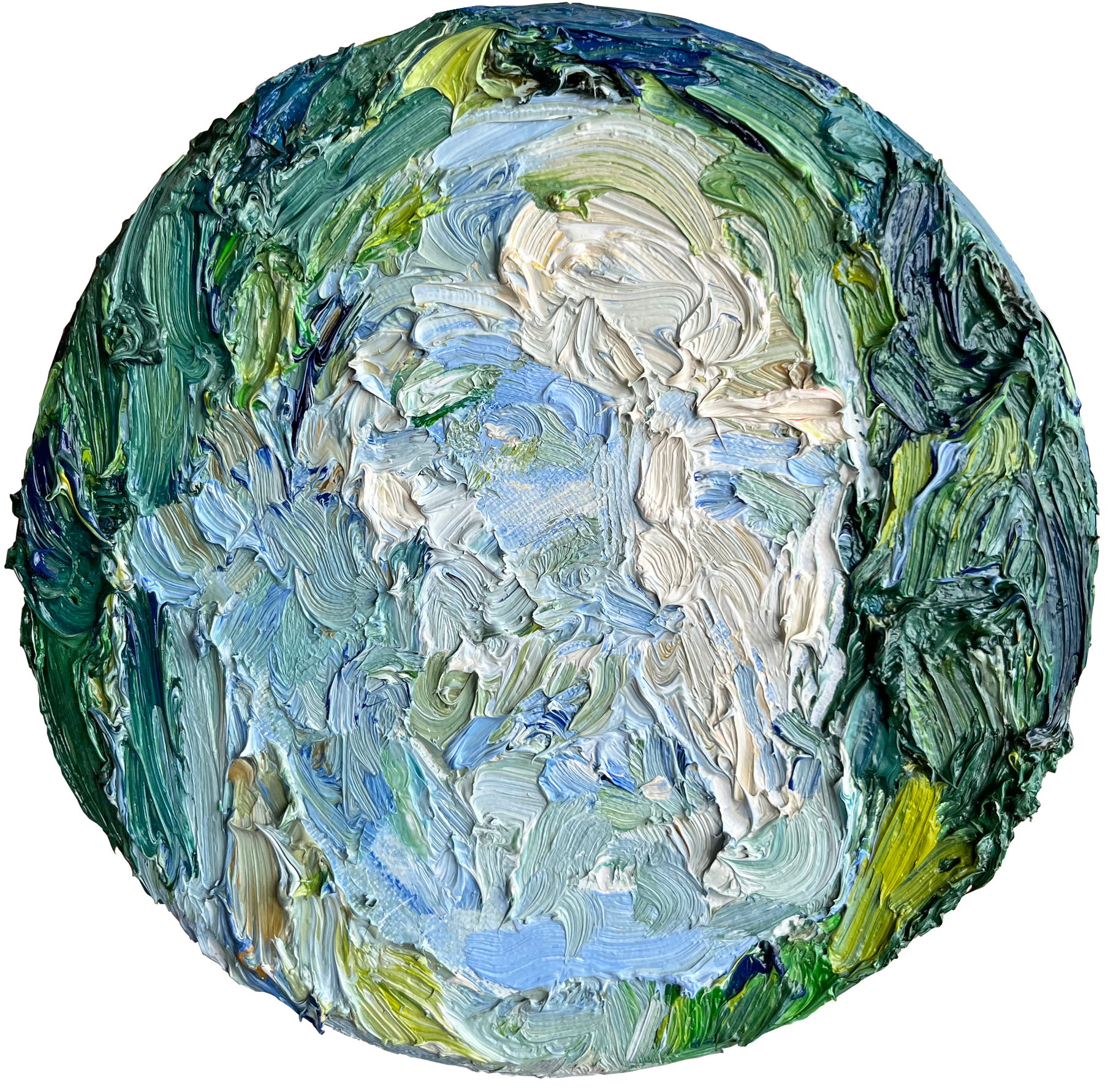 Иван Глазков (Картина, живопись - 
                  20 x 20 см) Силен