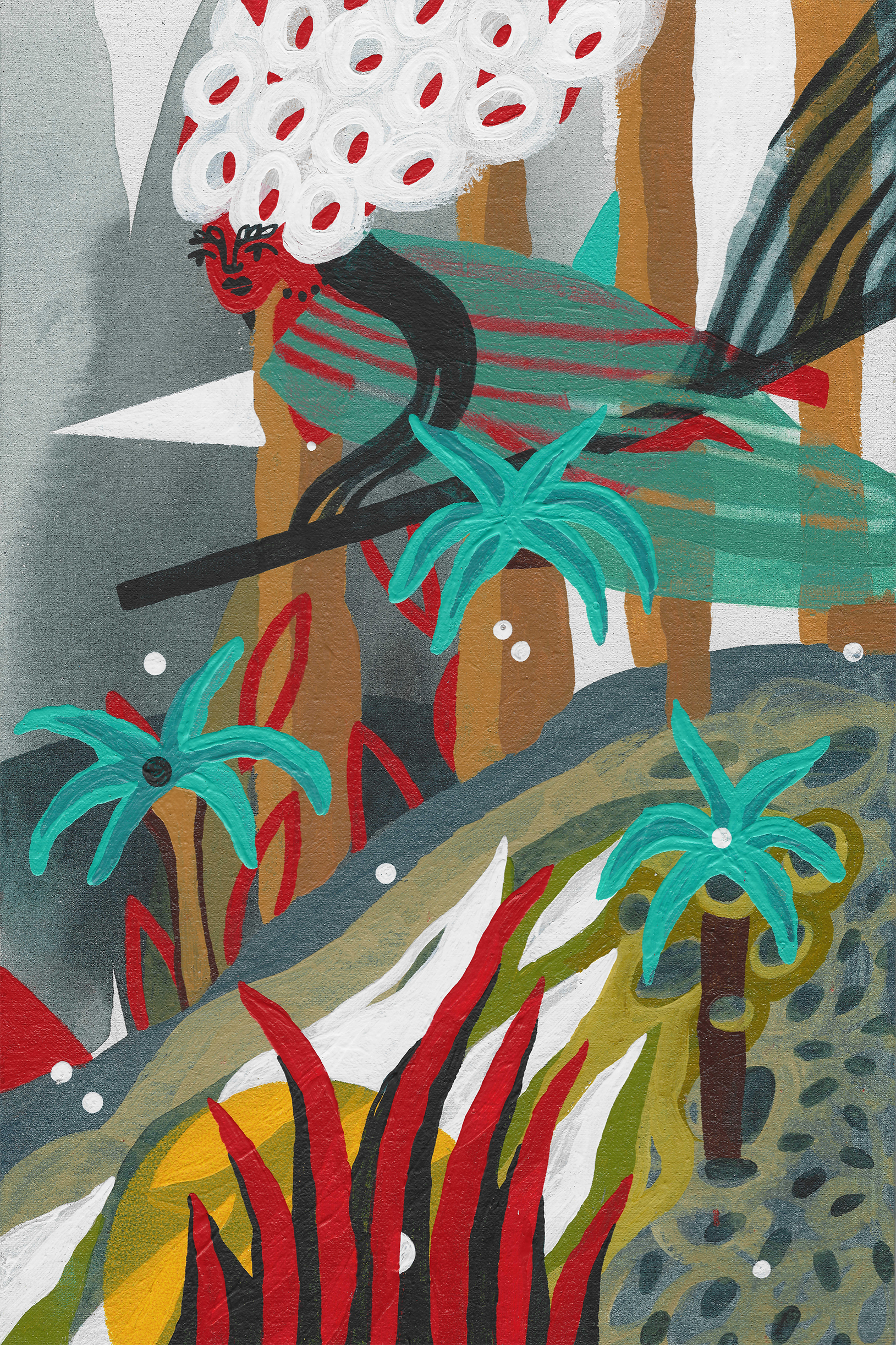 Лена Романовская (Авторская графика - 
                  20 x 30 см) Заплутавшие ведьмы