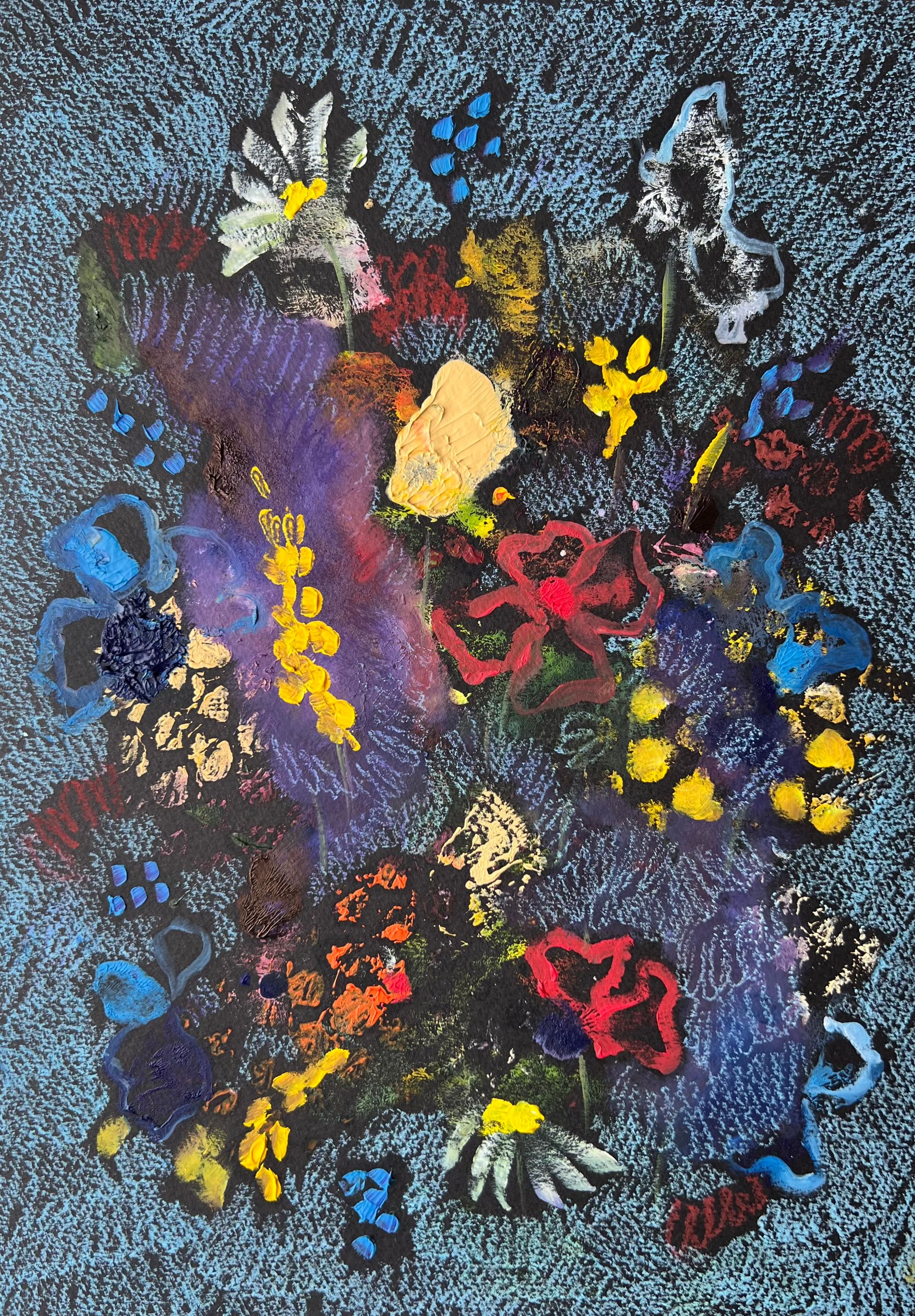 Инна Сумина (Авторская графика - 
                  21 x 29.7 см) Цветочки разные