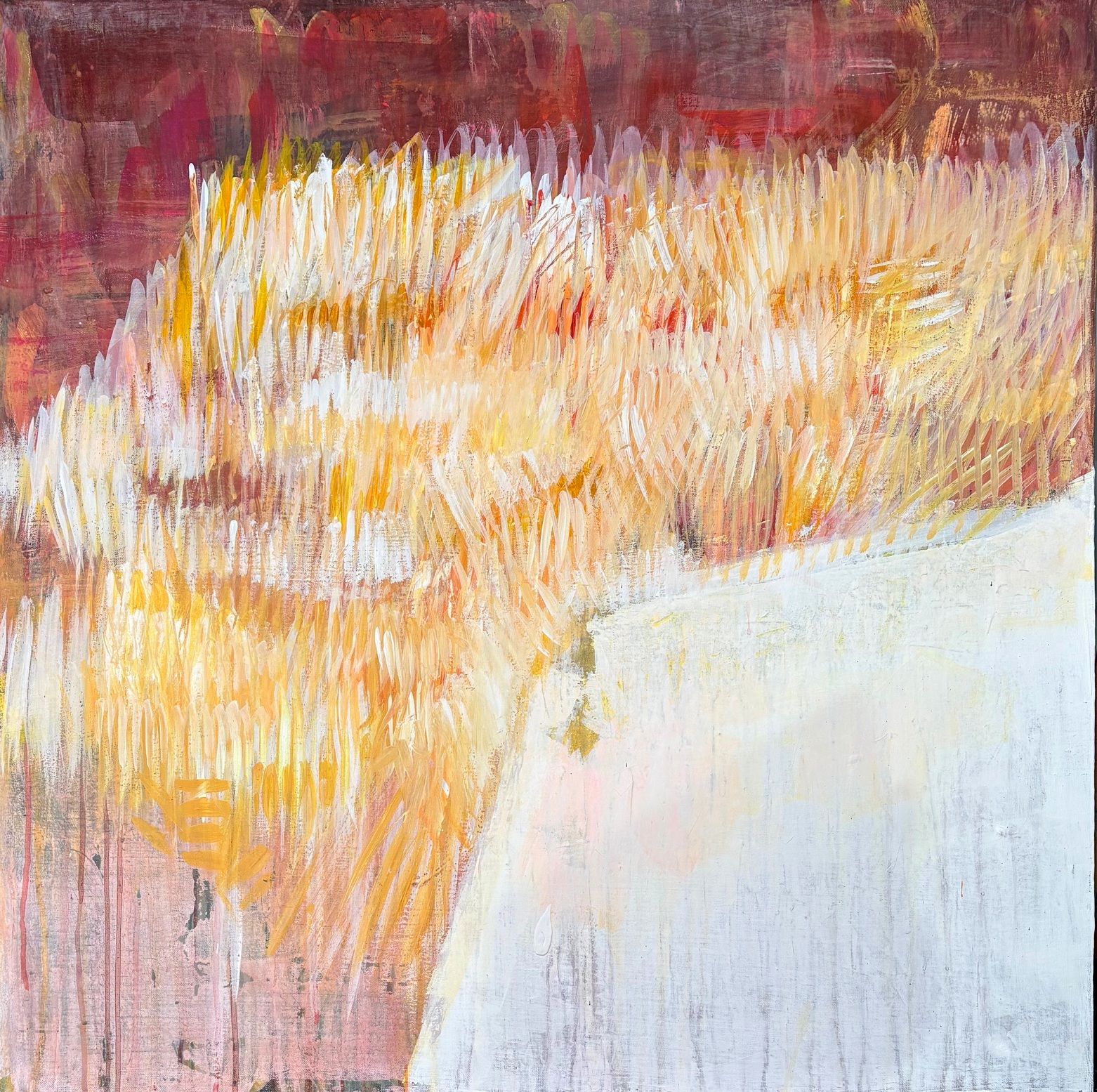 Раиса Граф (Картина, живопись - 
                  80 x 80 см) #6. Эксперимент. Солнце