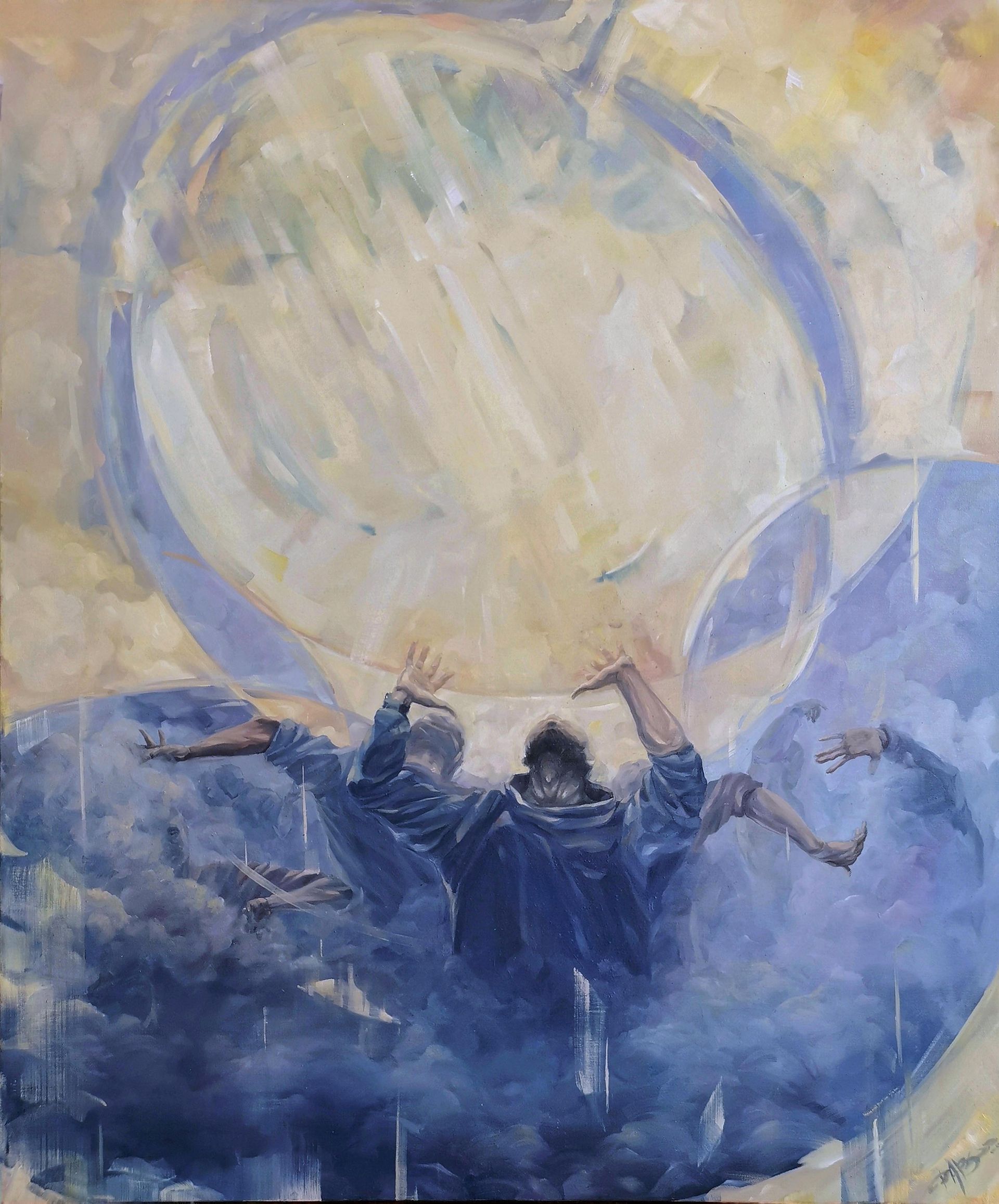 Павел Нечаев (Картина, живопись - 
                  100 x 120 см) Танец к свету