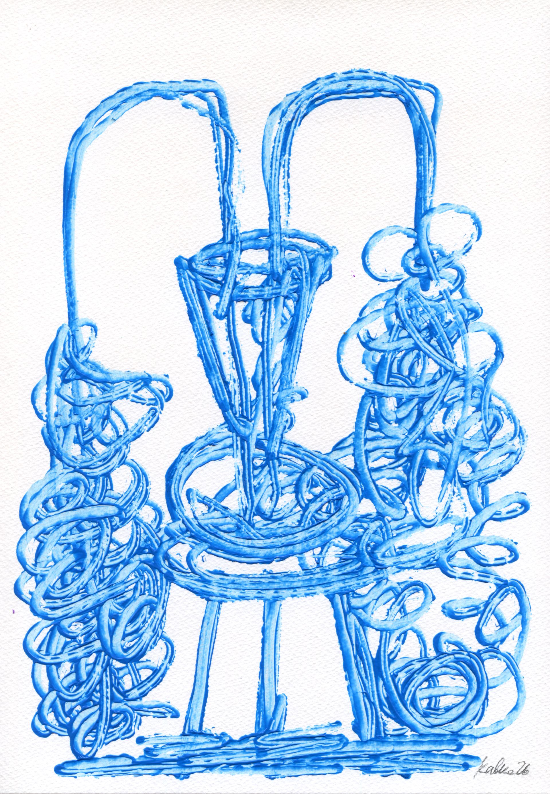 Дмитрий Кавка (Авторская графика - 
                  21 x 29 см) Натюрморт