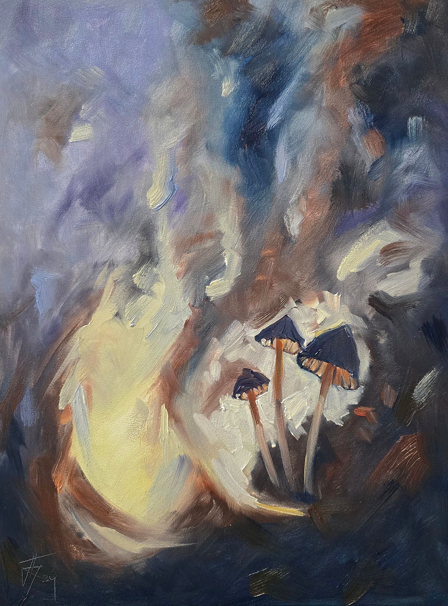 Александр Буданов (Авторская графика - 
                  30 x 40 см) Грибочки 3