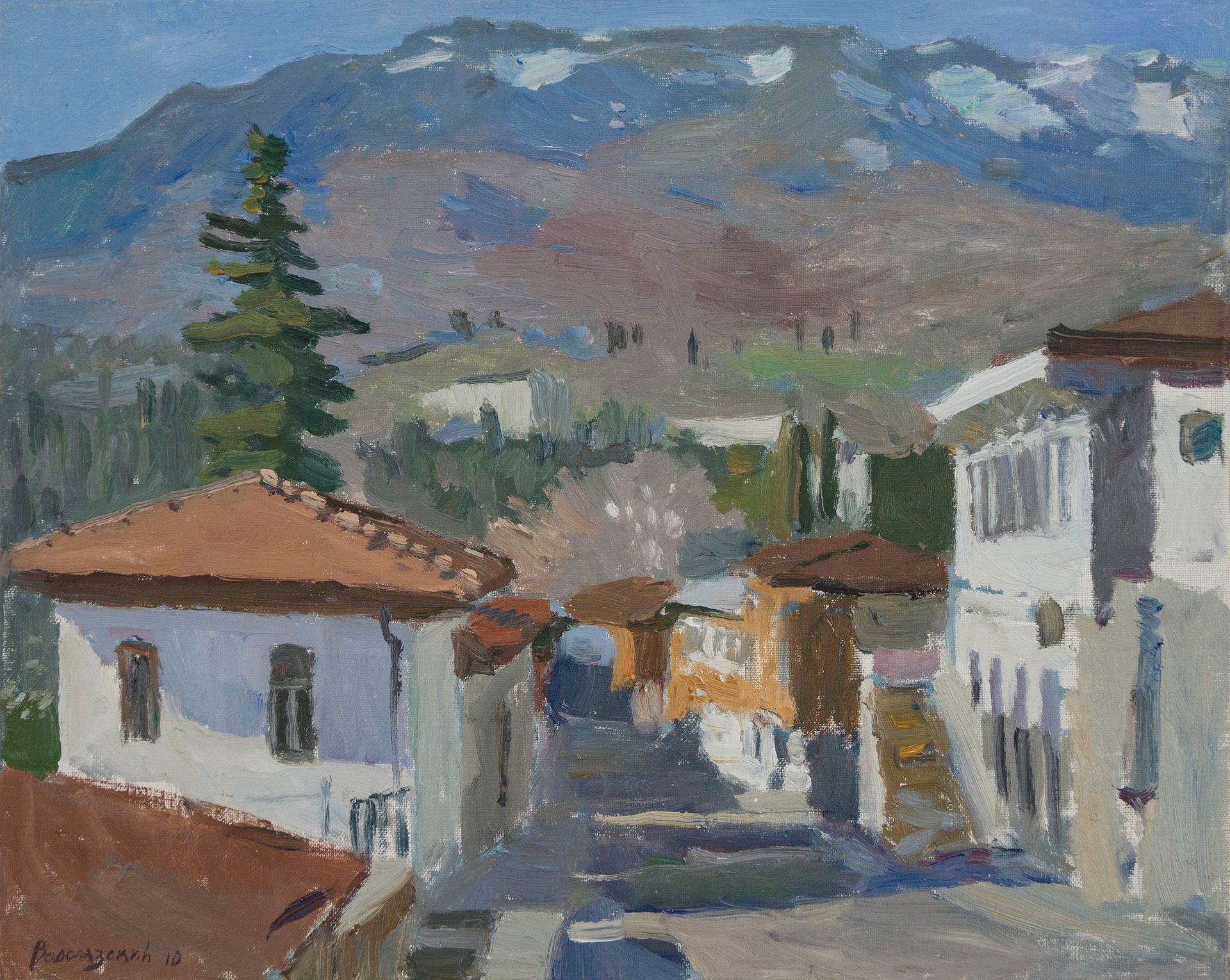 Николай Водолазский (Картина, живопись - 
                  50 x 40 см) Гурзуф